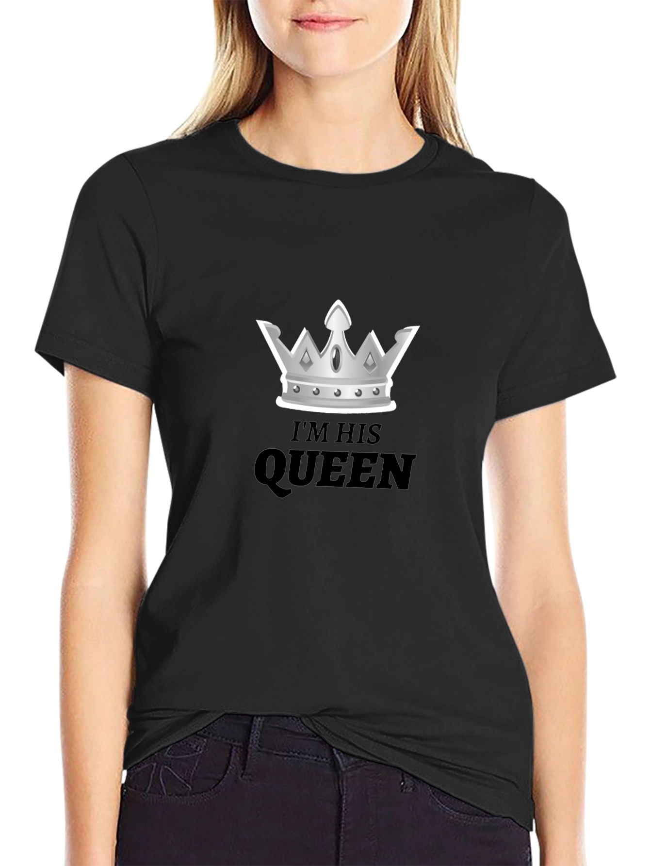 Im His Queen Tee - Crown Graphic T-Shirt