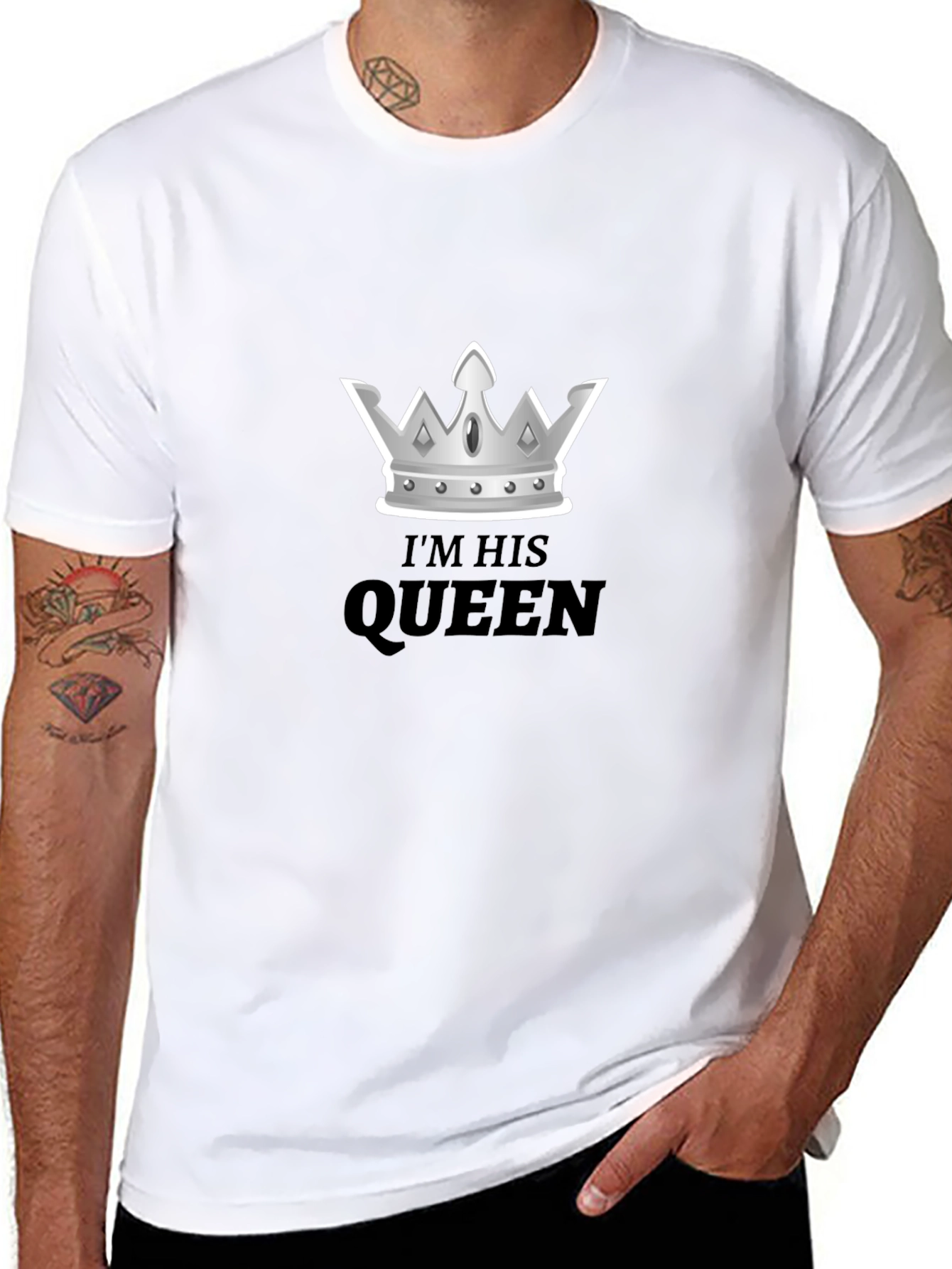 Im His Queen Tee - Crown Graphic T-Shirt