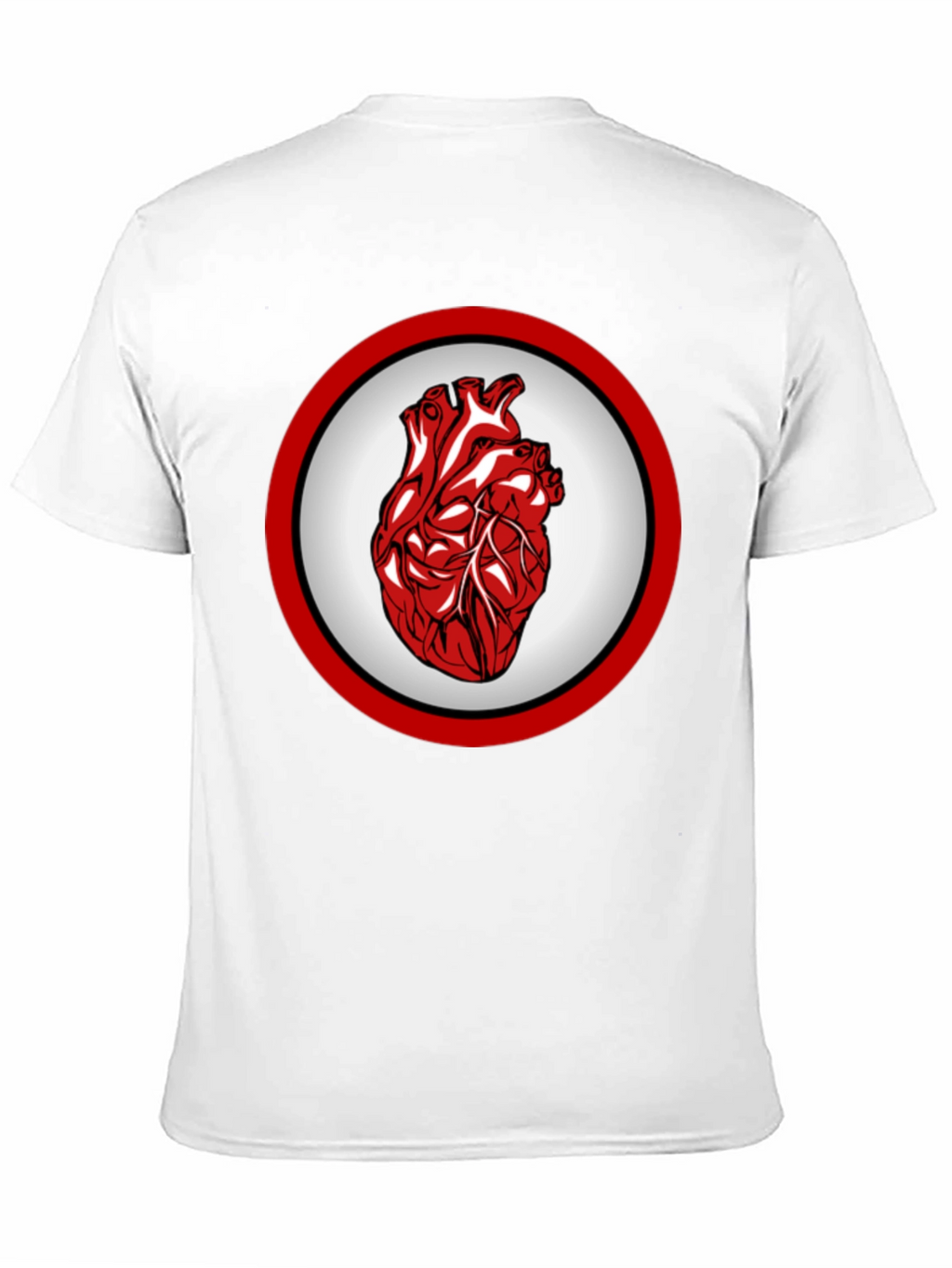 Anatomical Heart Graphic Tee - Bold Design