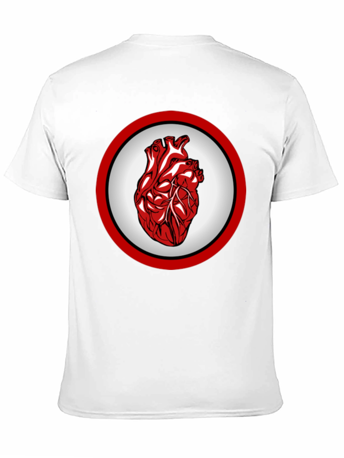 Anatomical Heart Graphic Tee - Bold Design