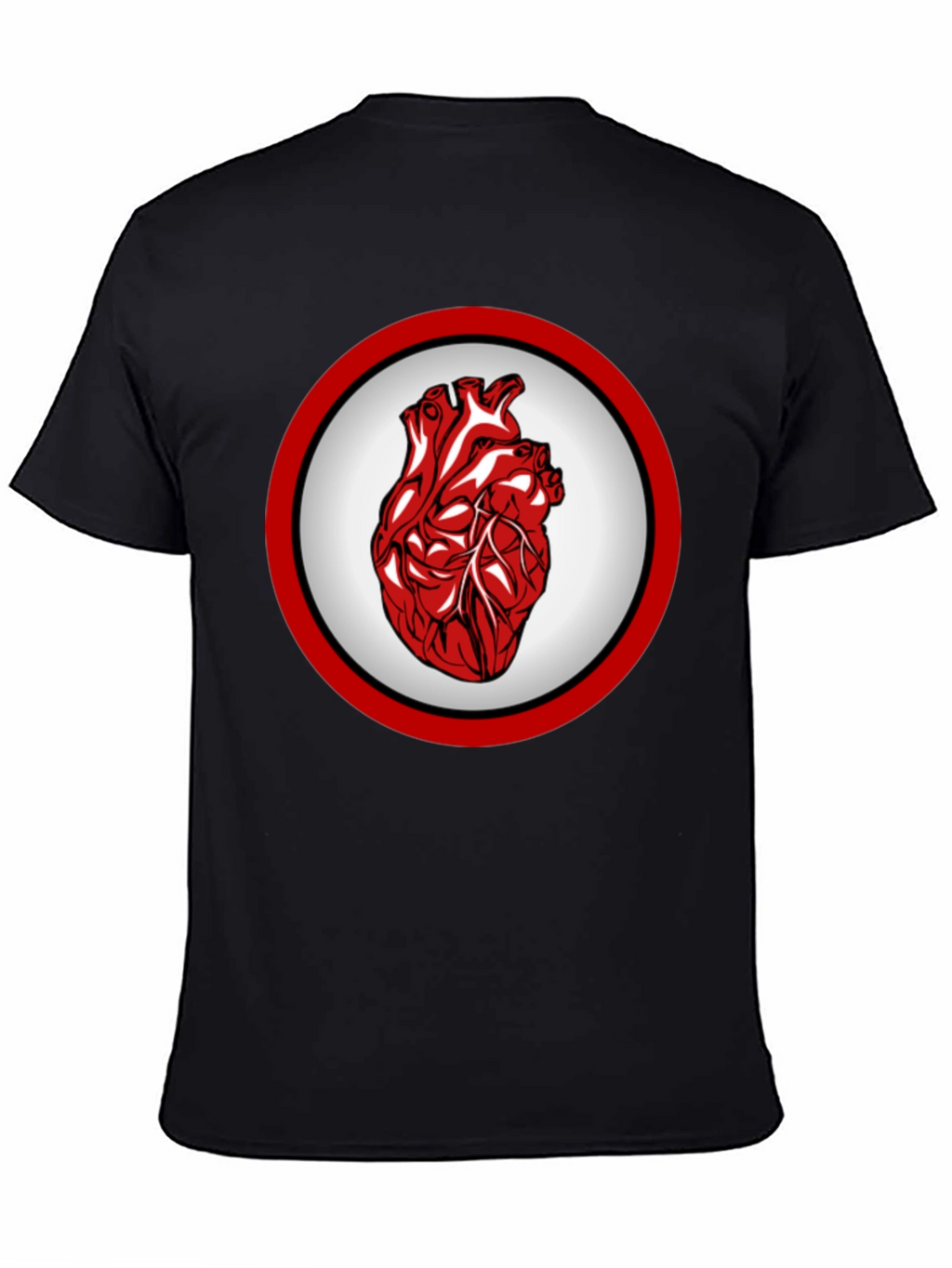 Anatomical Heart Graphic Tee - Bold Design