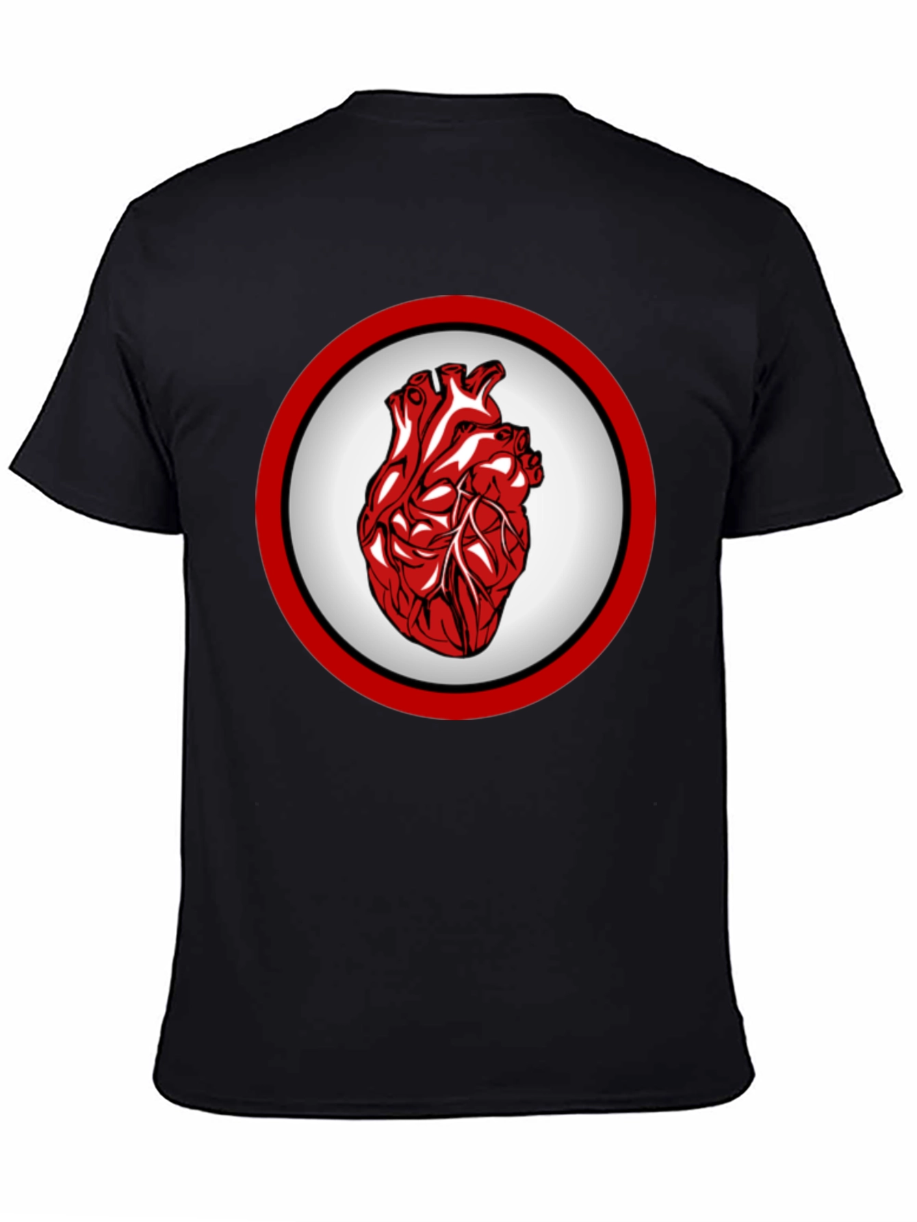 Anatomical Heart Graphic Tee - Bold Design