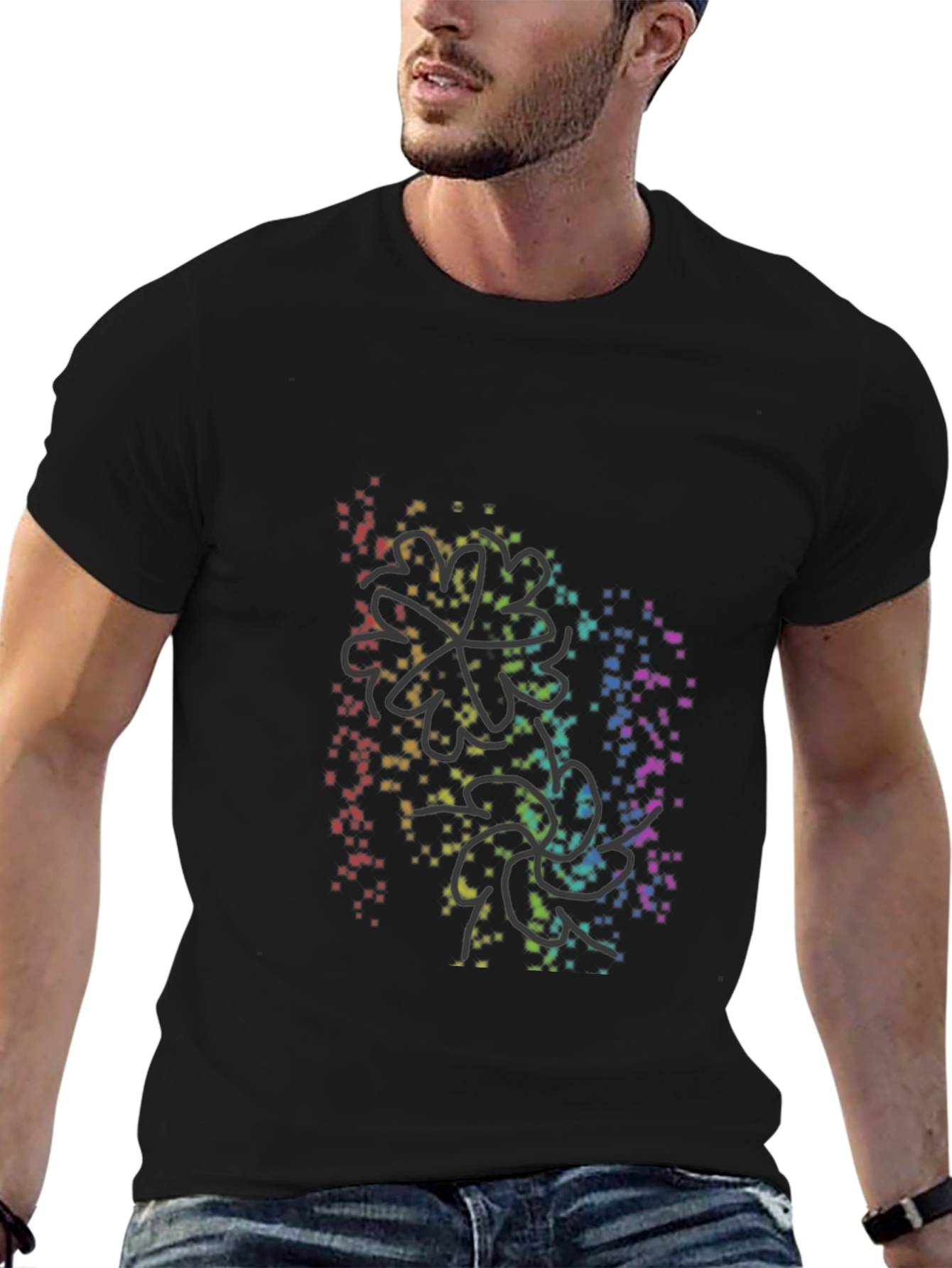 Rainbow Clover T-Shirt - Lucky Charm Tee