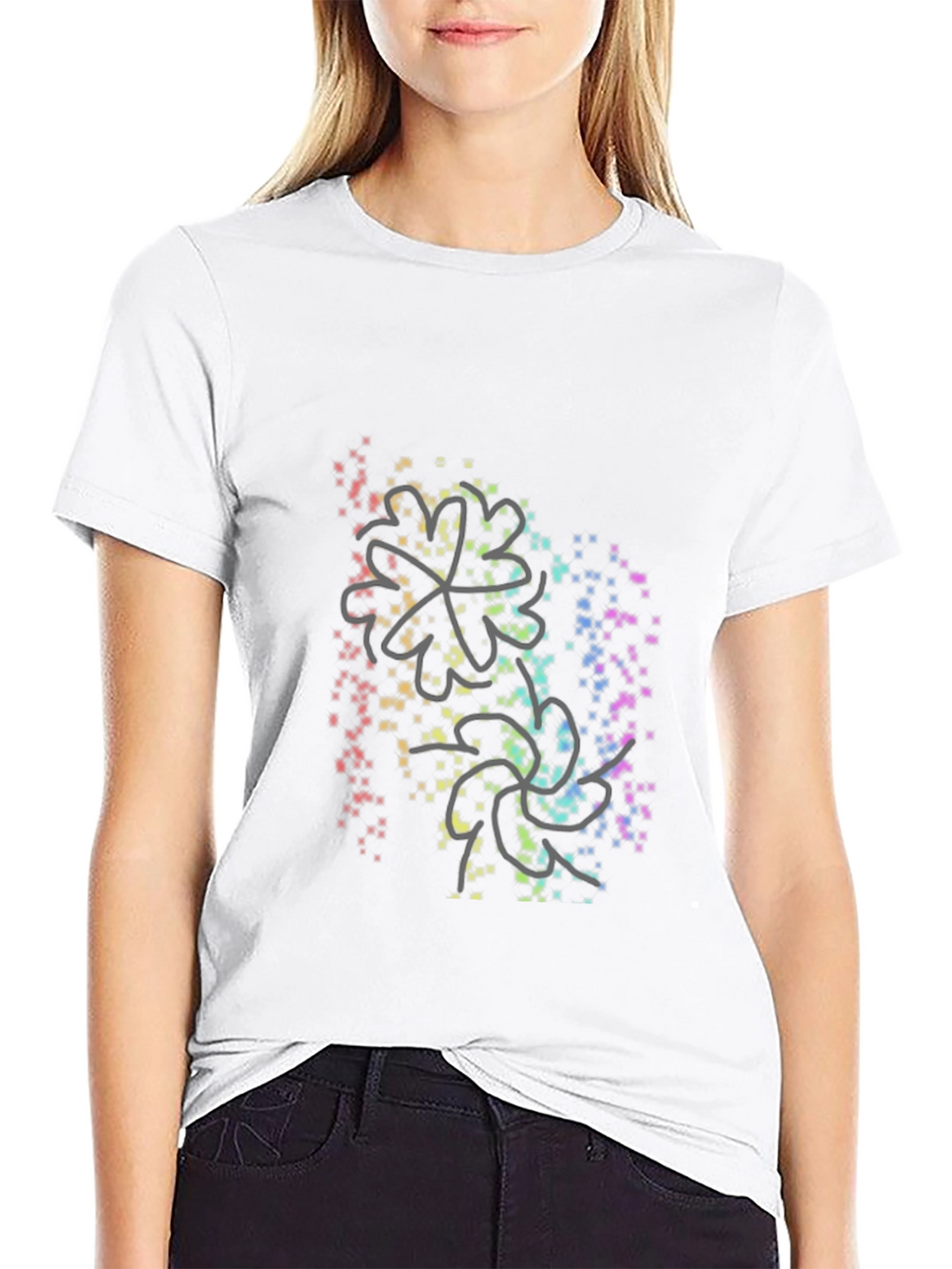 Rainbow Clover T-Shirt - Lucky Charm Tee