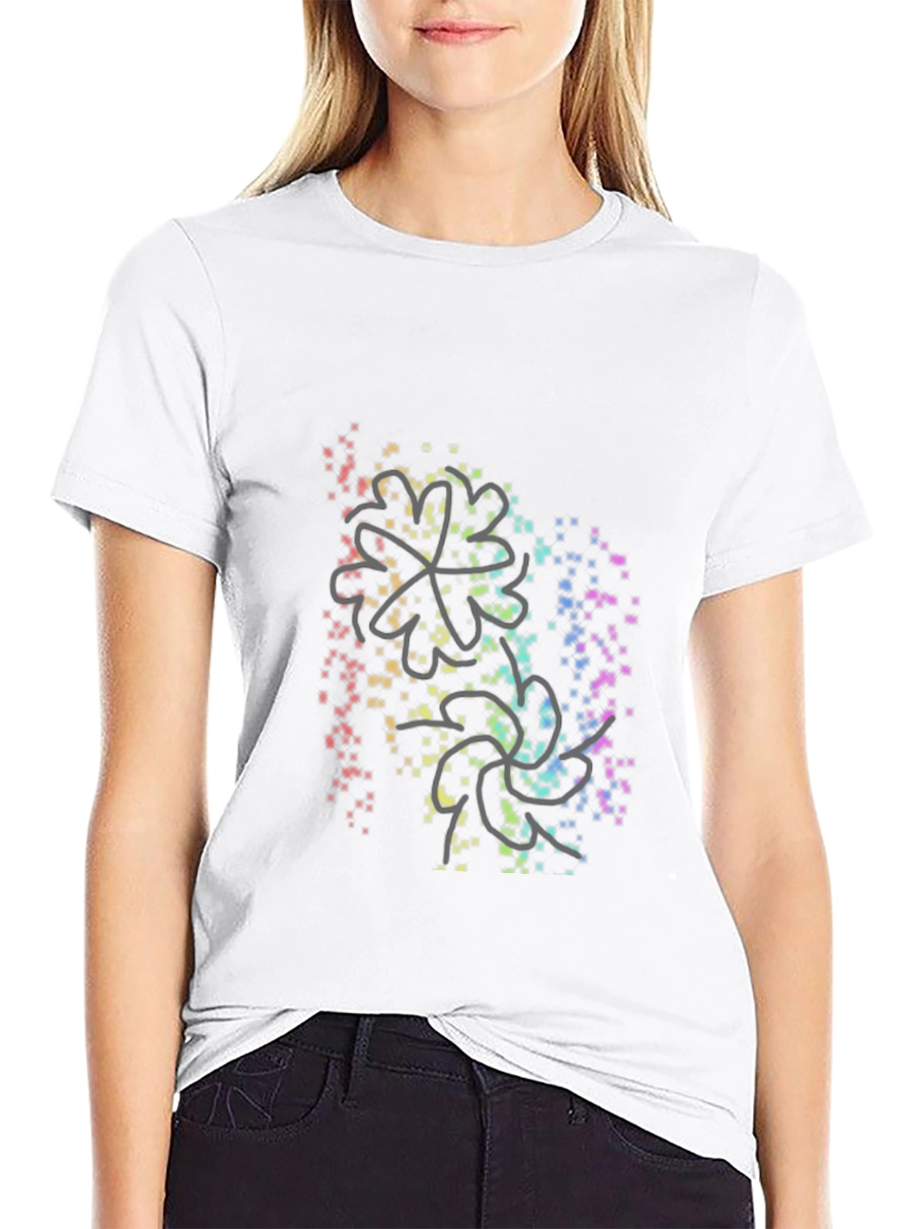 Rainbow Clover T-Shirt - Lucky Charm Tee