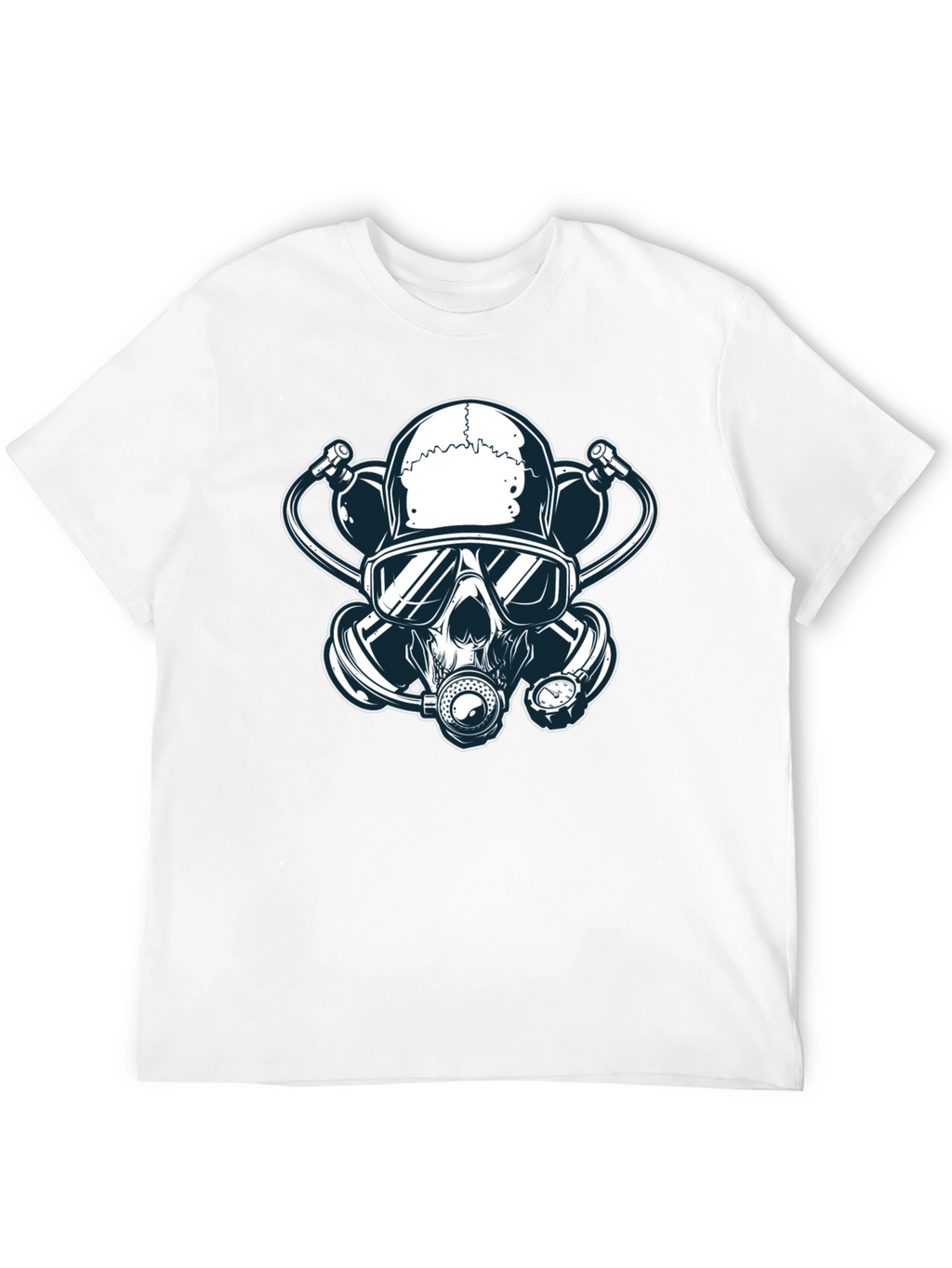 Skull Gas Mask Graphic T-Shirt - Edgy Streetwear