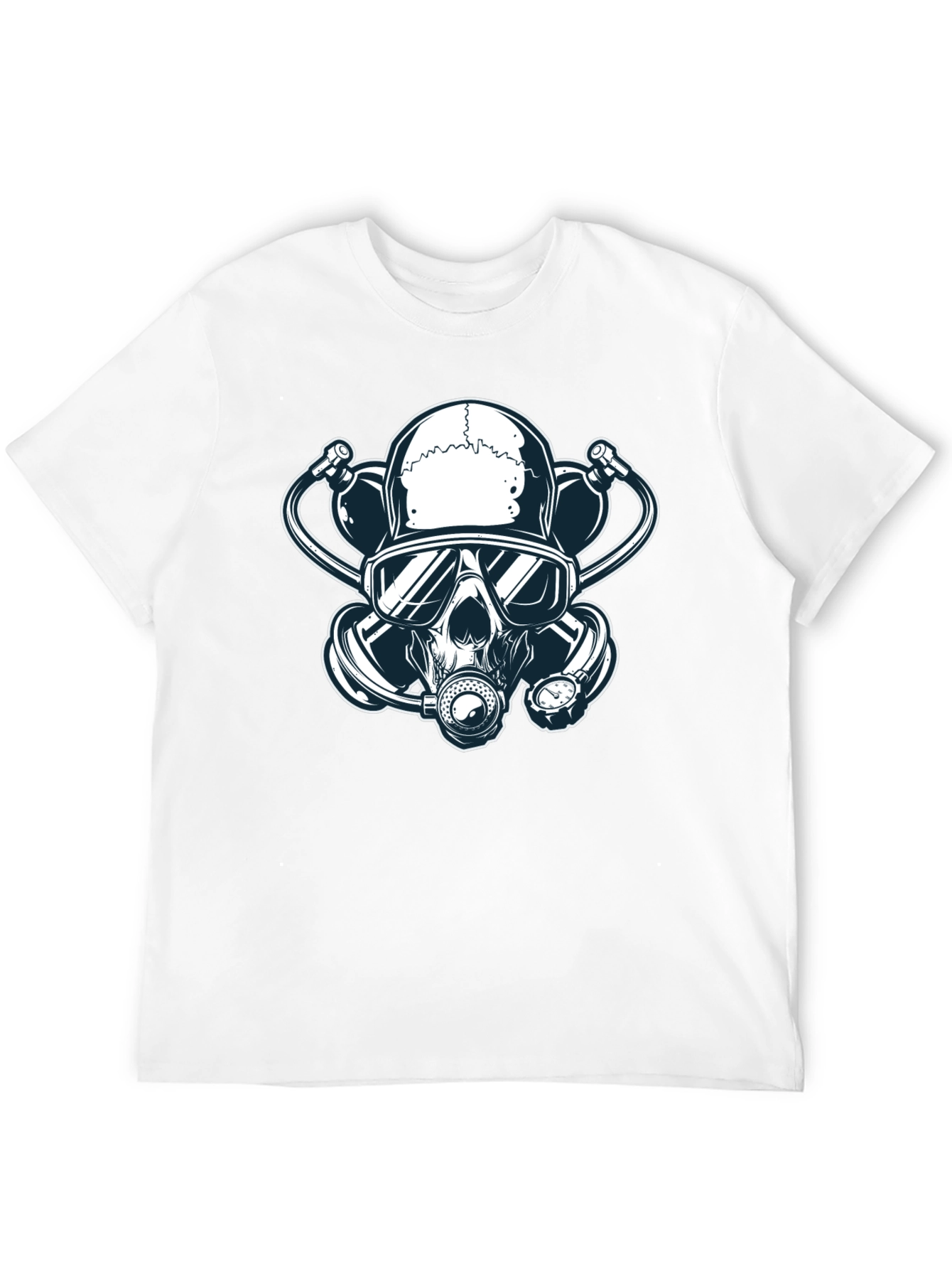 Skull Gas Mask Graphic T-Shirt - Edgy Streetwear