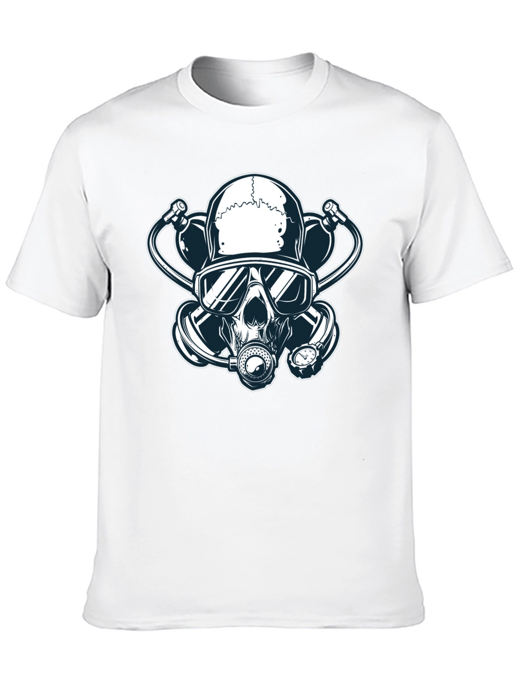 Skull Gas Mask Graphic T-Shirt - Edgy Streetwear