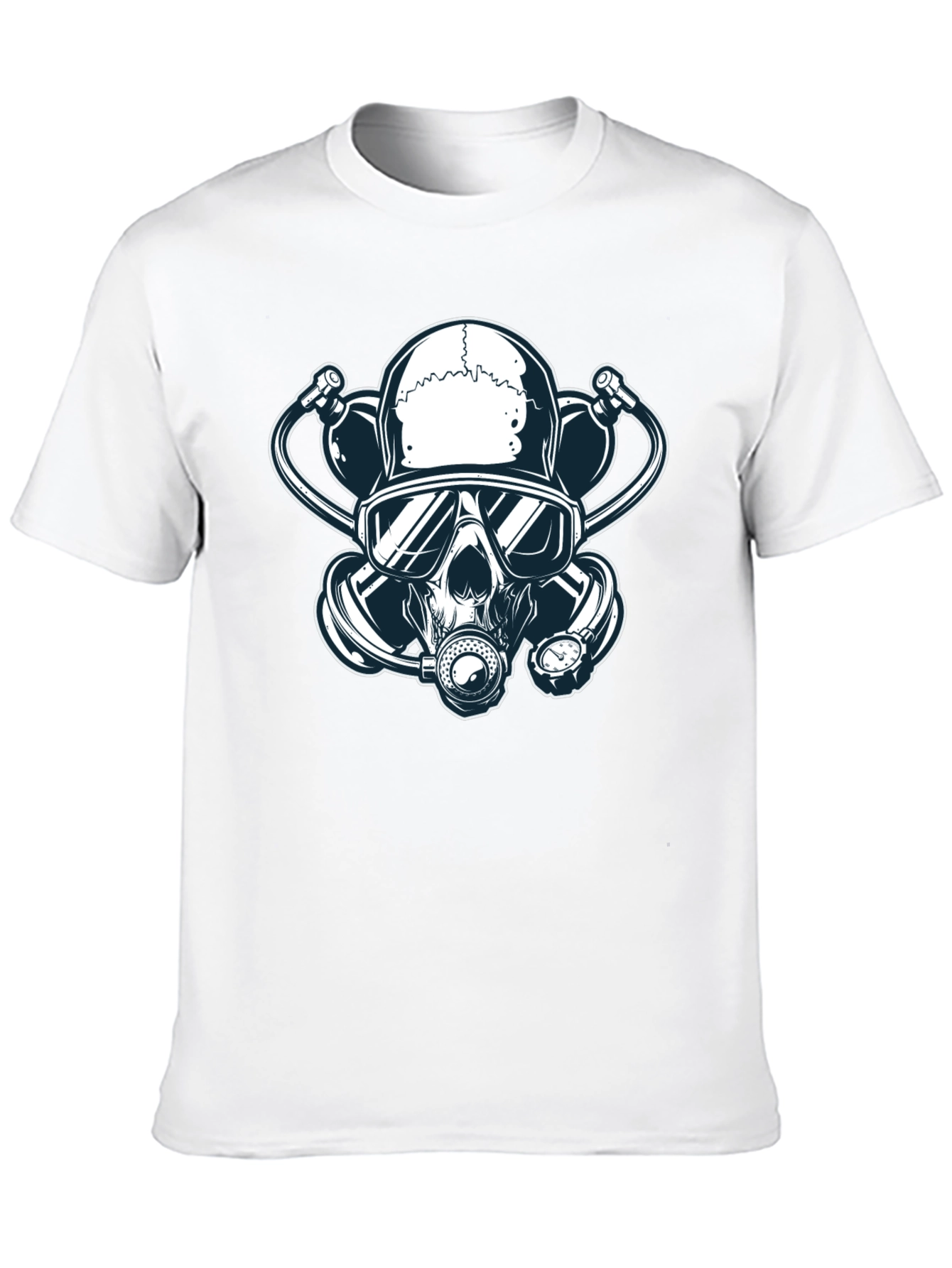 Skull Gas Mask Graphic T-Shirt - Edgy Streetwear