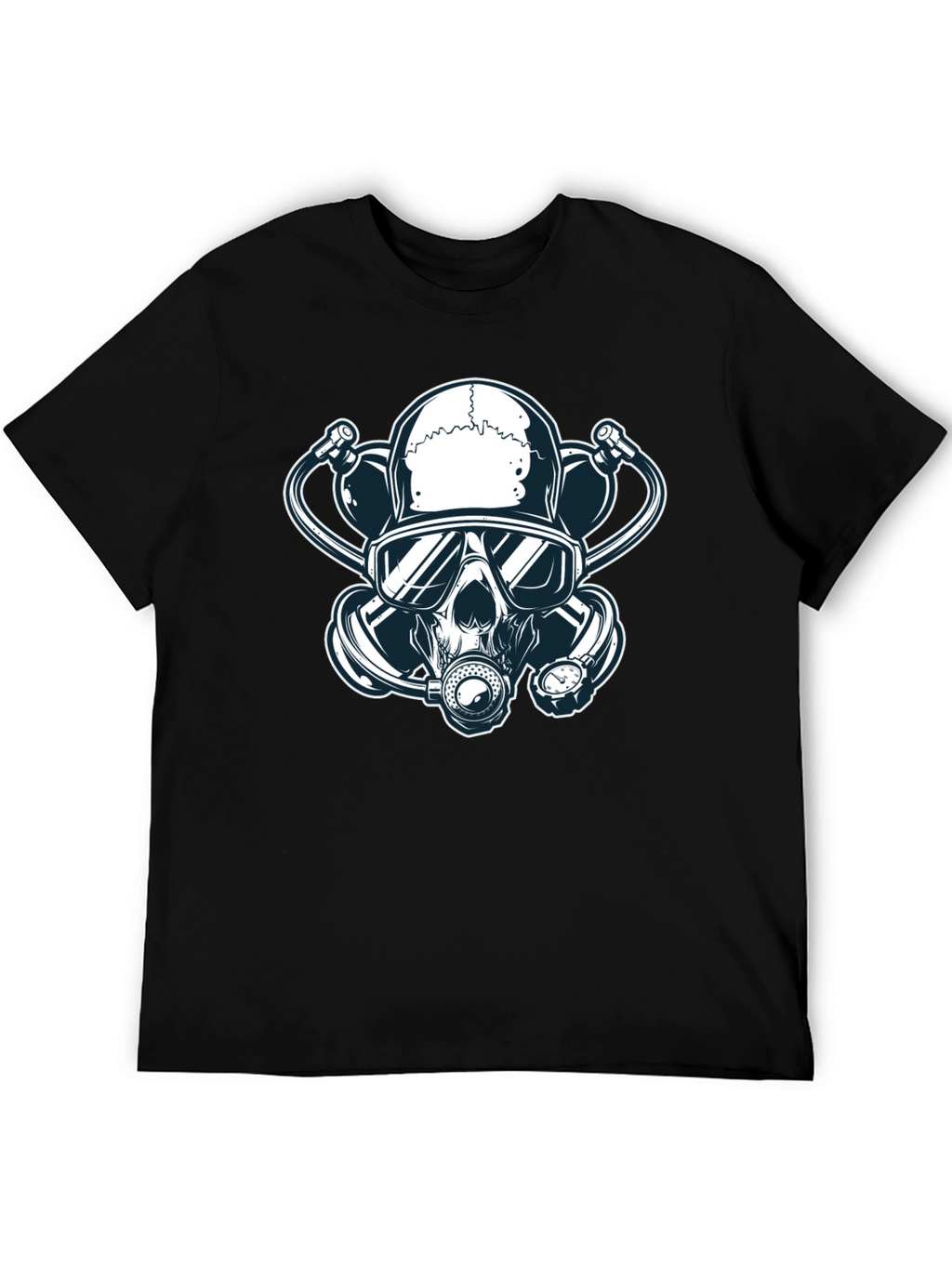 Skull Gas Mask Graphic T-Shirt - Edgy Streetwear