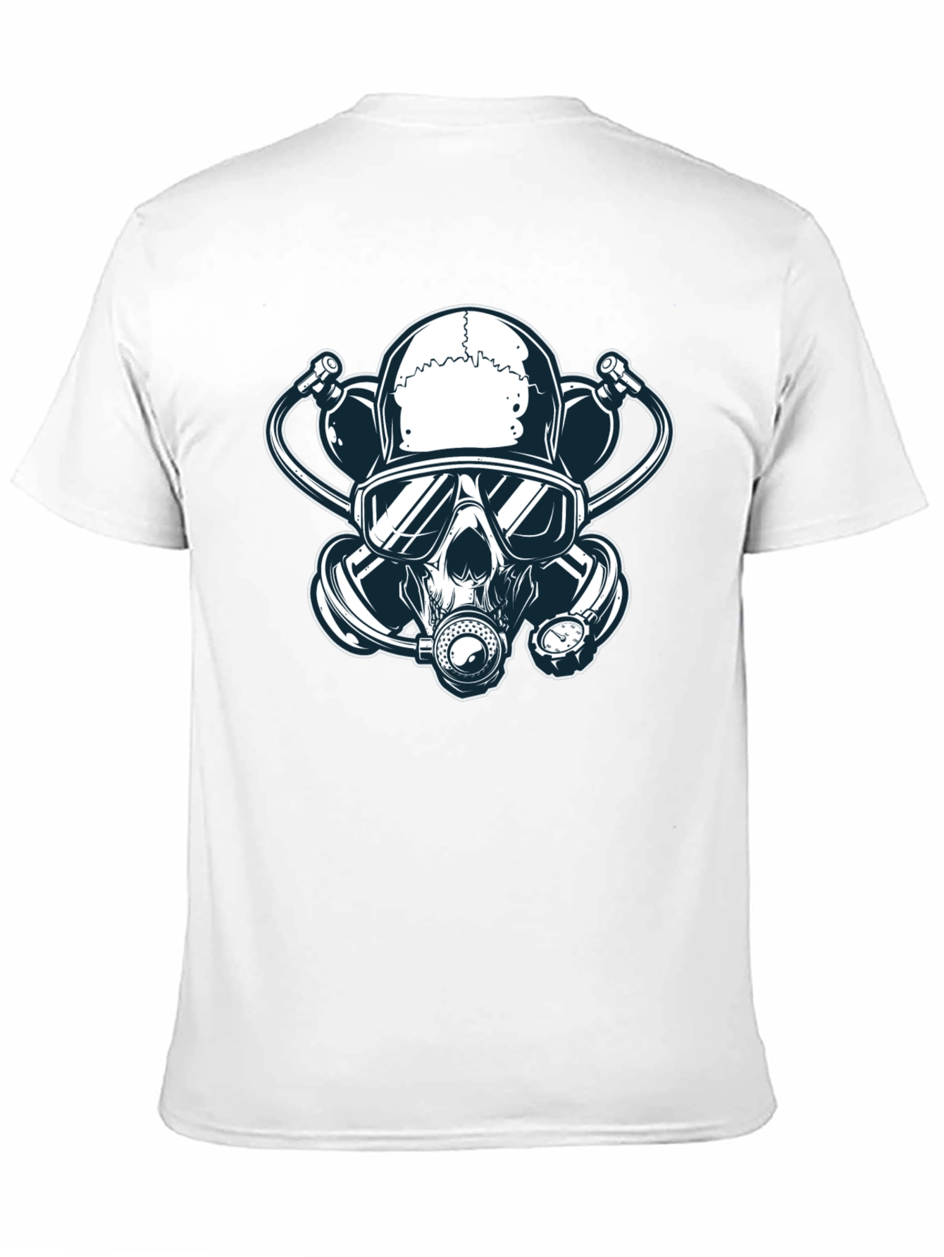 Skull Gas Mask Graphic T-Shirt - Edgy Streetwear