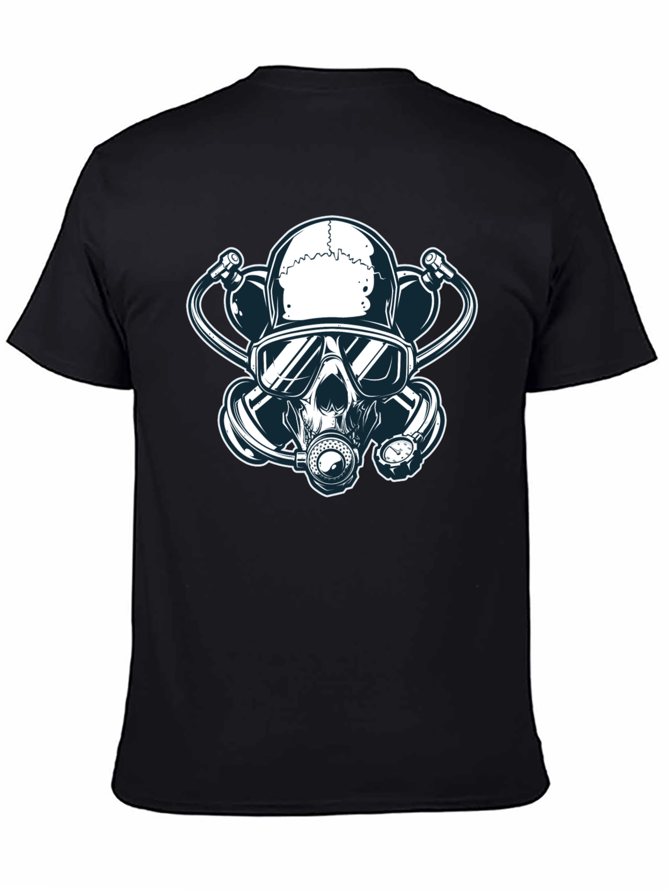 Skull Gas Mask Graphic T-Shirt - Edgy Streetwear