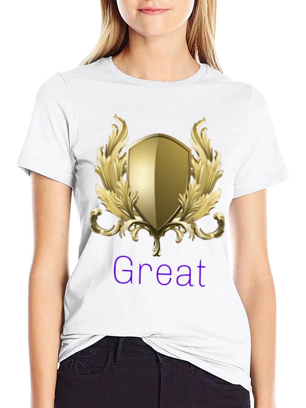 Great Shield Graphic T-Shirt - Premium Black Tee