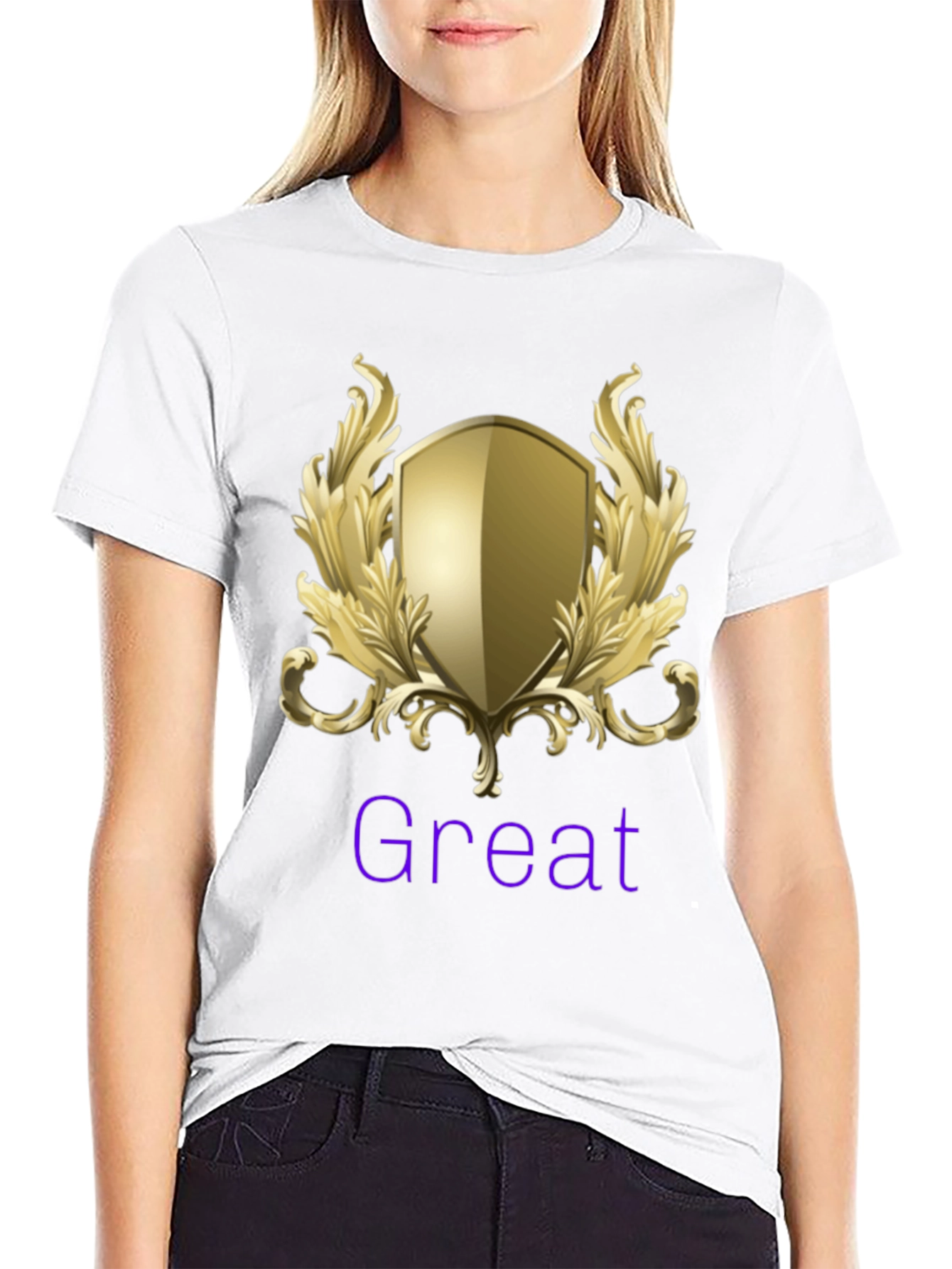 Great Shield Graphic T-Shirt - Premium Black Tee
