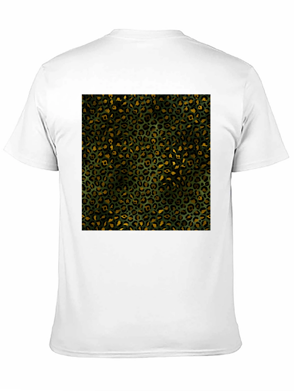 Leopard Print Tee - Mens Black Graphic T-Shirt