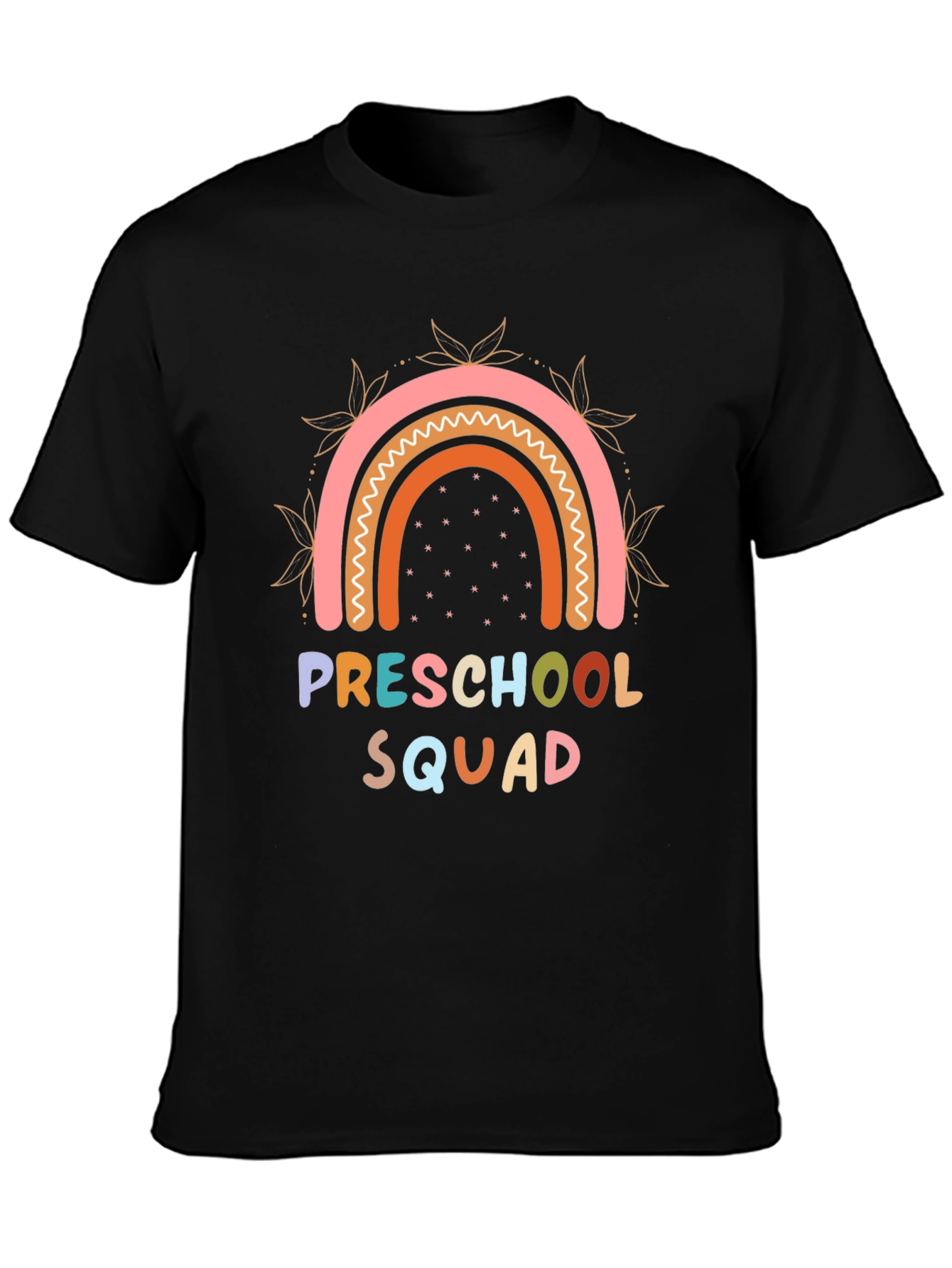 Preschool Squad Rainbow Graphic T-Shirt