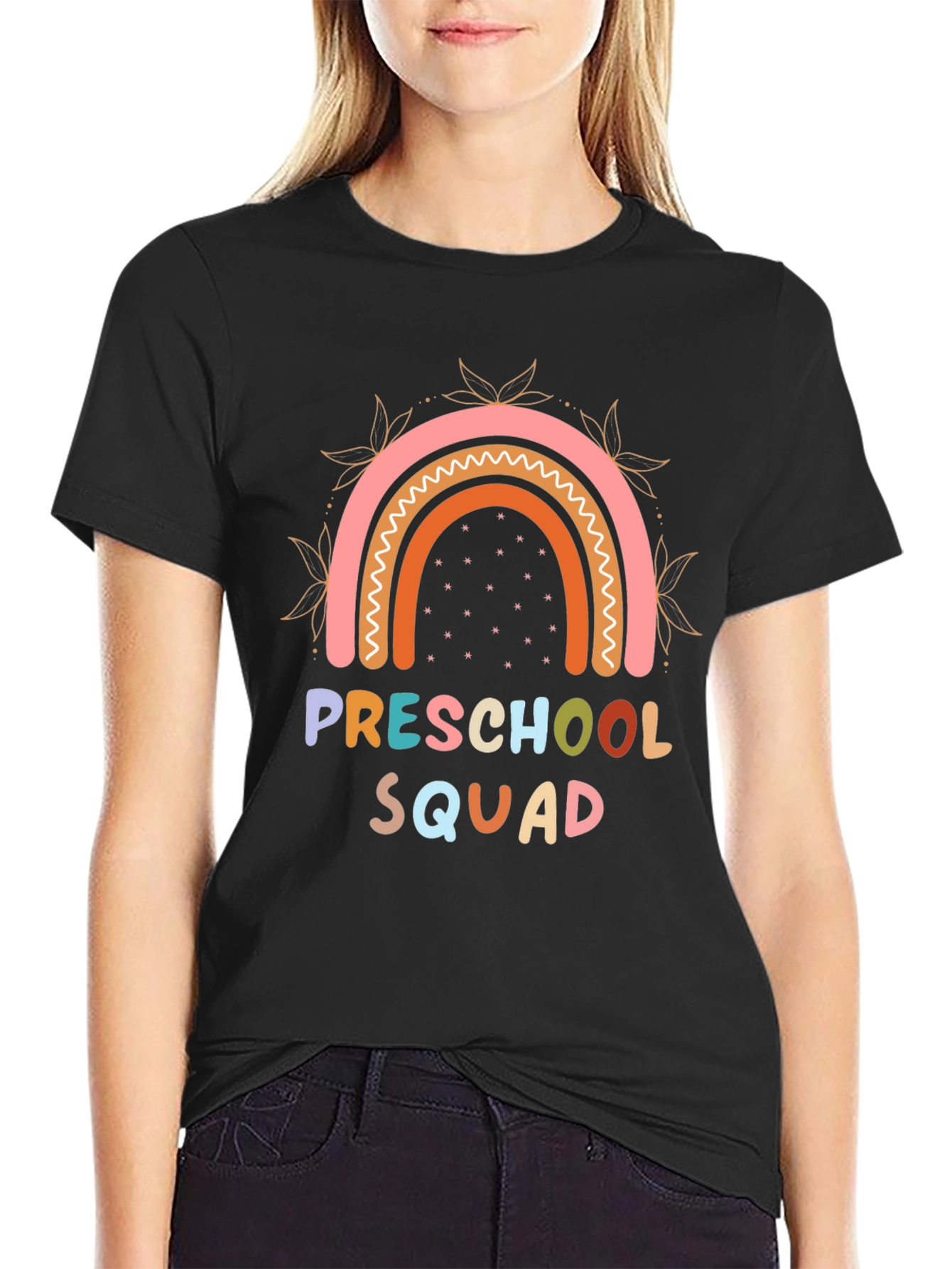 Preschool Squad Rainbow Graphic T-Shirt