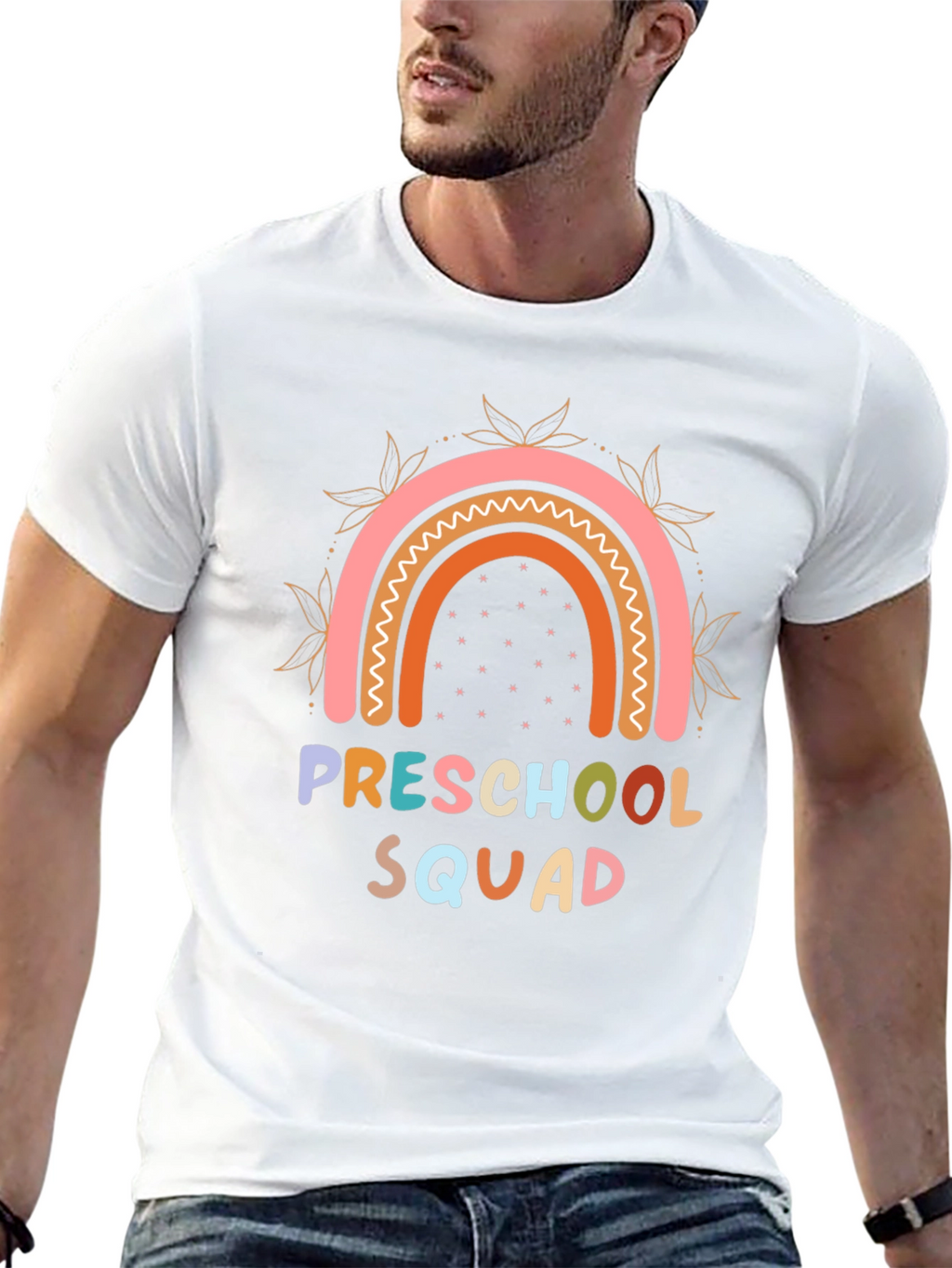 Preschool Squad Rainbow Graphic T-Shirt