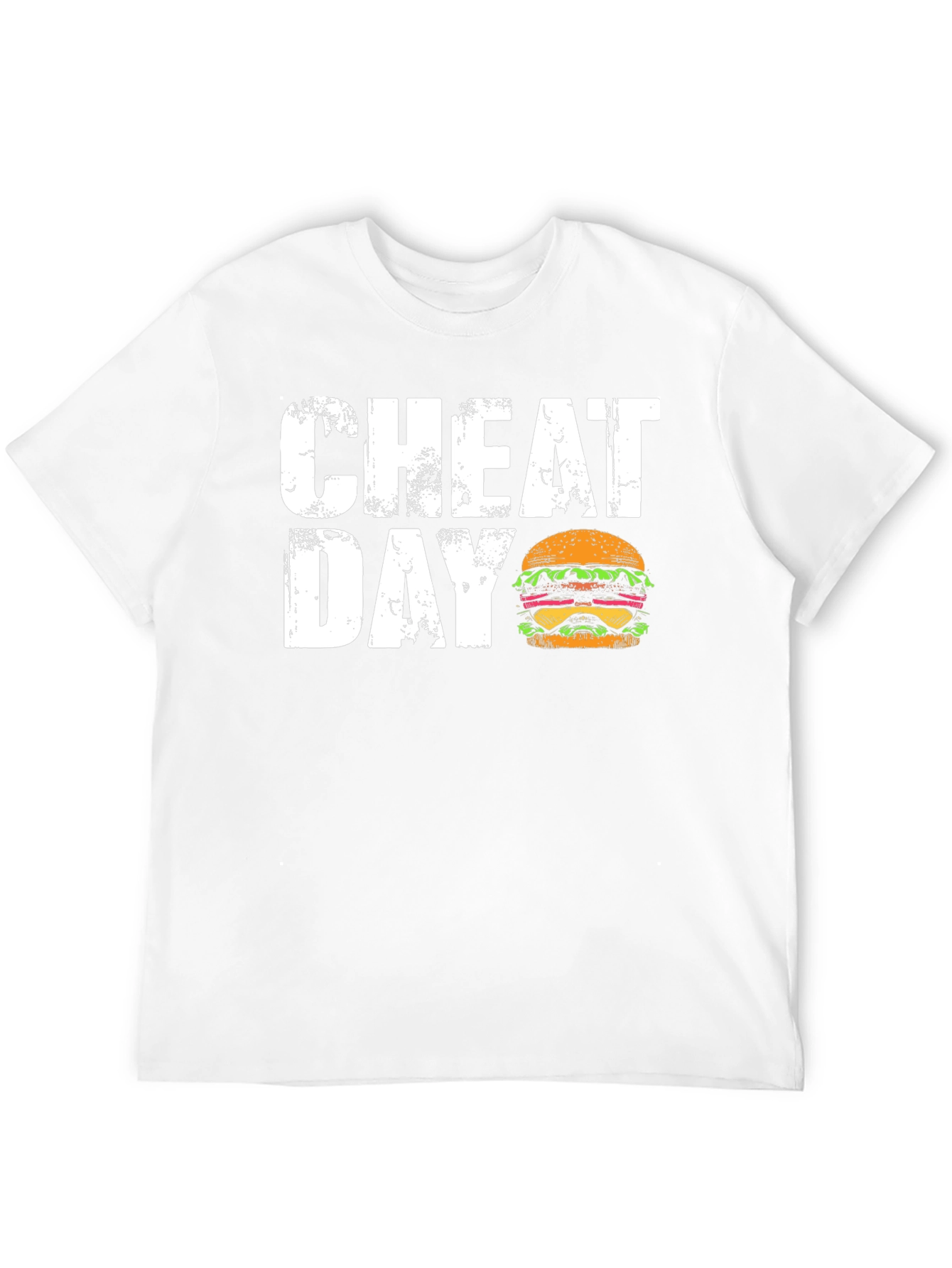 Cheat Day Burger T-Shirt -  Foodie Fun!