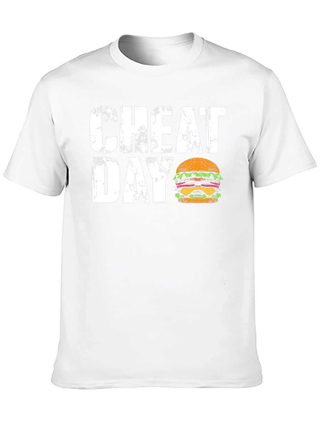 Cheat Day Burger T-Shirt -  Foodie Fun!