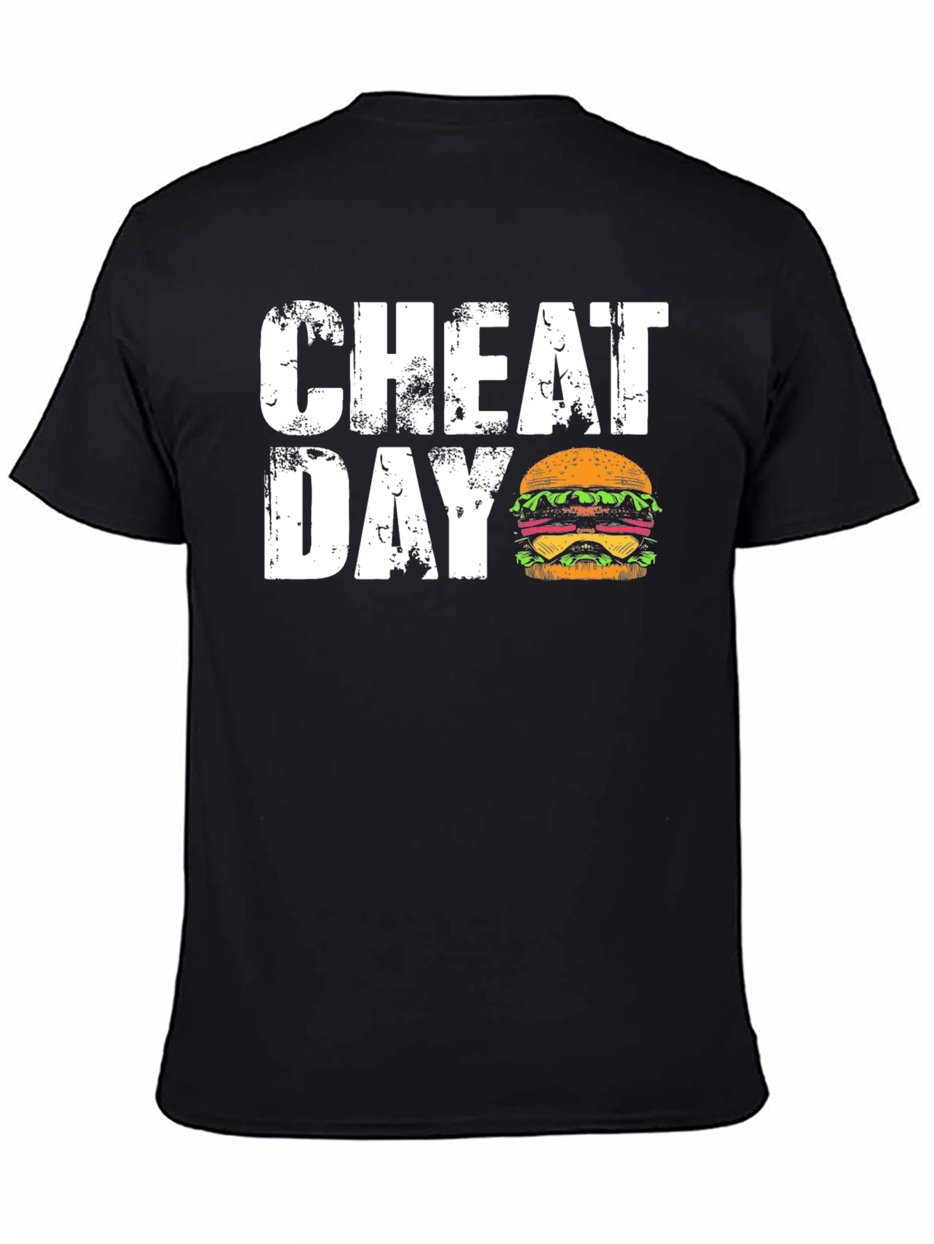 Cheat Day Burger T-Shirt -  Foodie Fun!