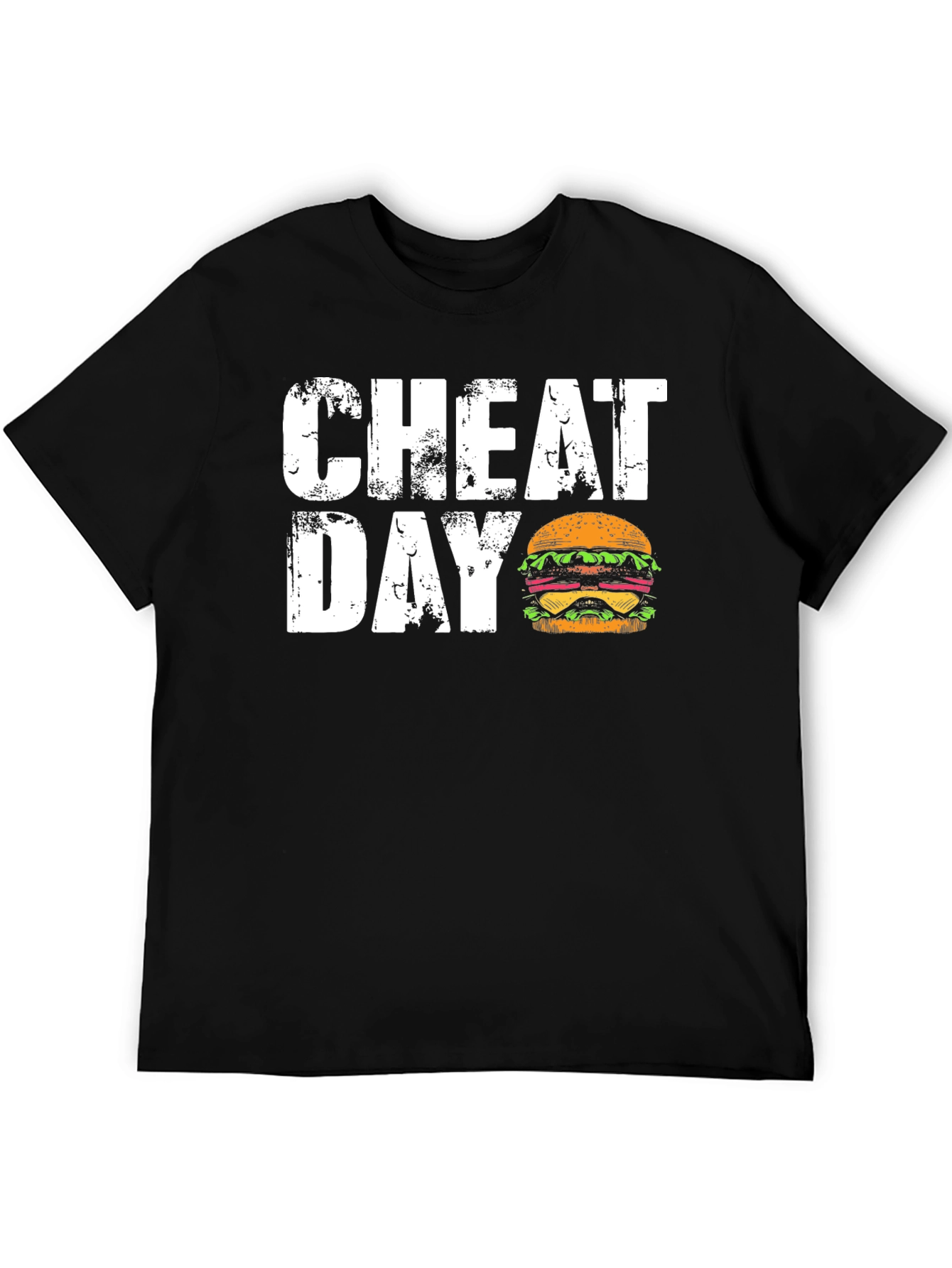 Cheat Day Burger T-Shirt -  Foodie Fun!