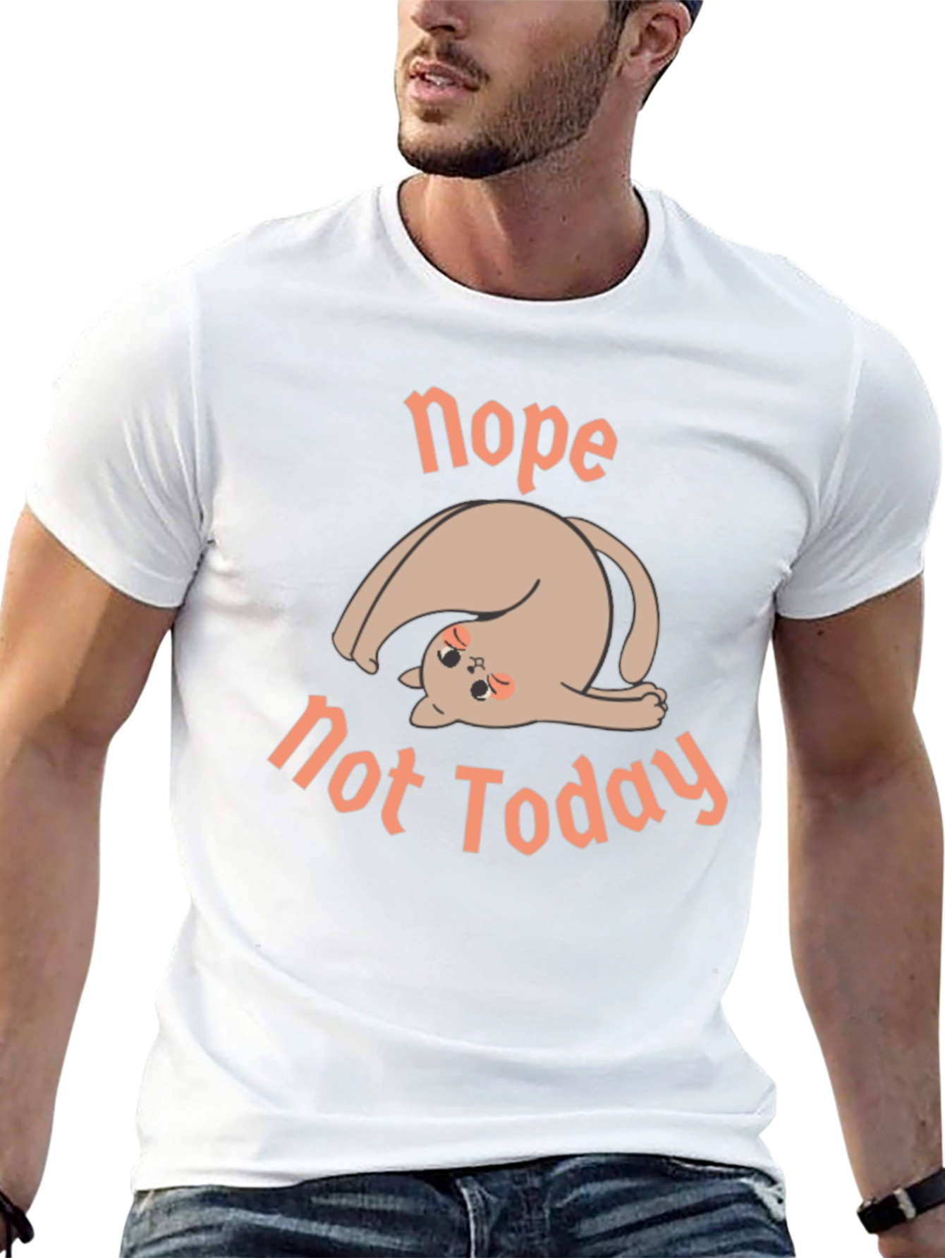 Nope Not Today Graphic Tee - Relaxed Fit