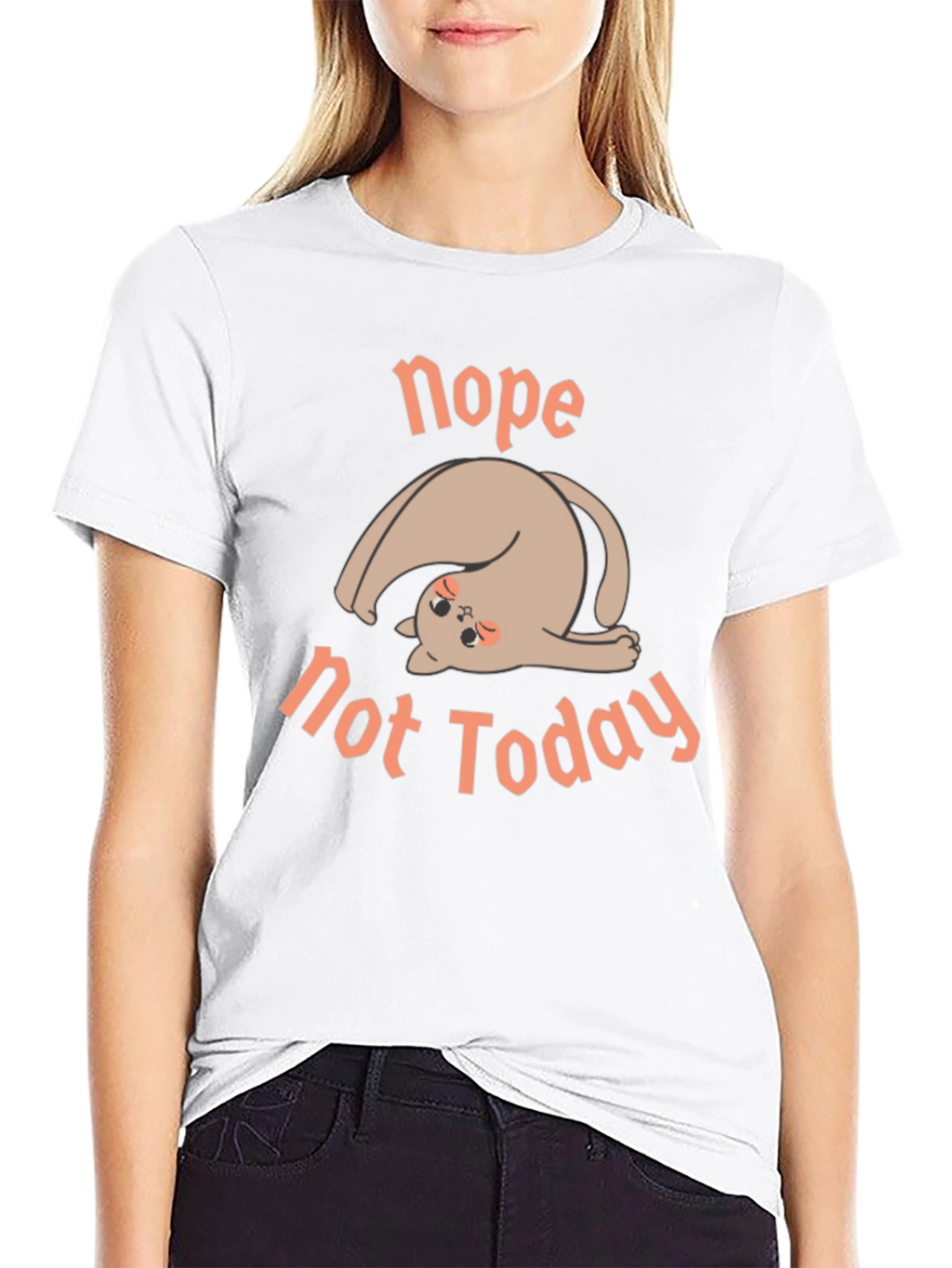 Nope Not Today Graphic Tee - Relaxed Fit