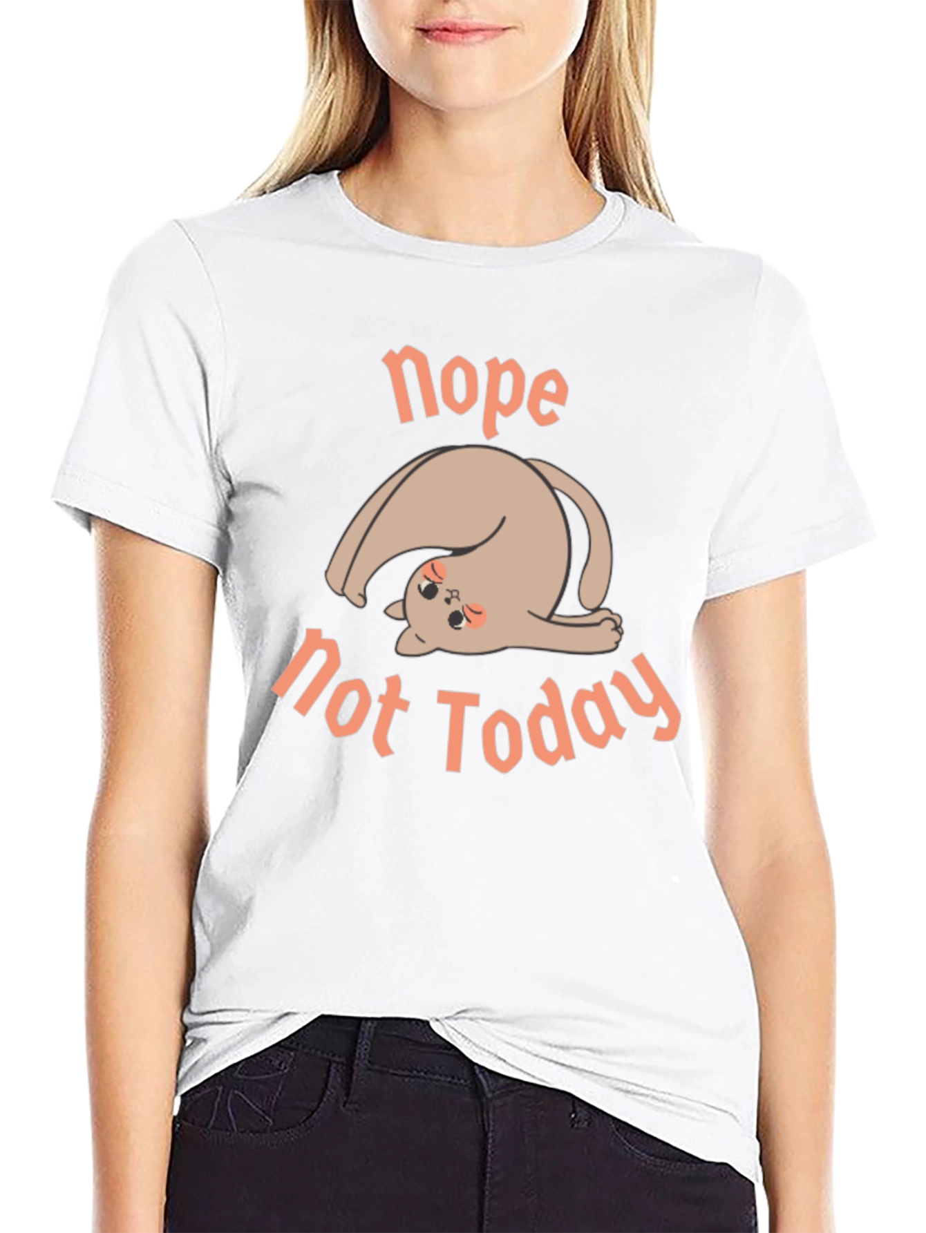 Nope Not Today Graphic Tee - Relaxed Fit