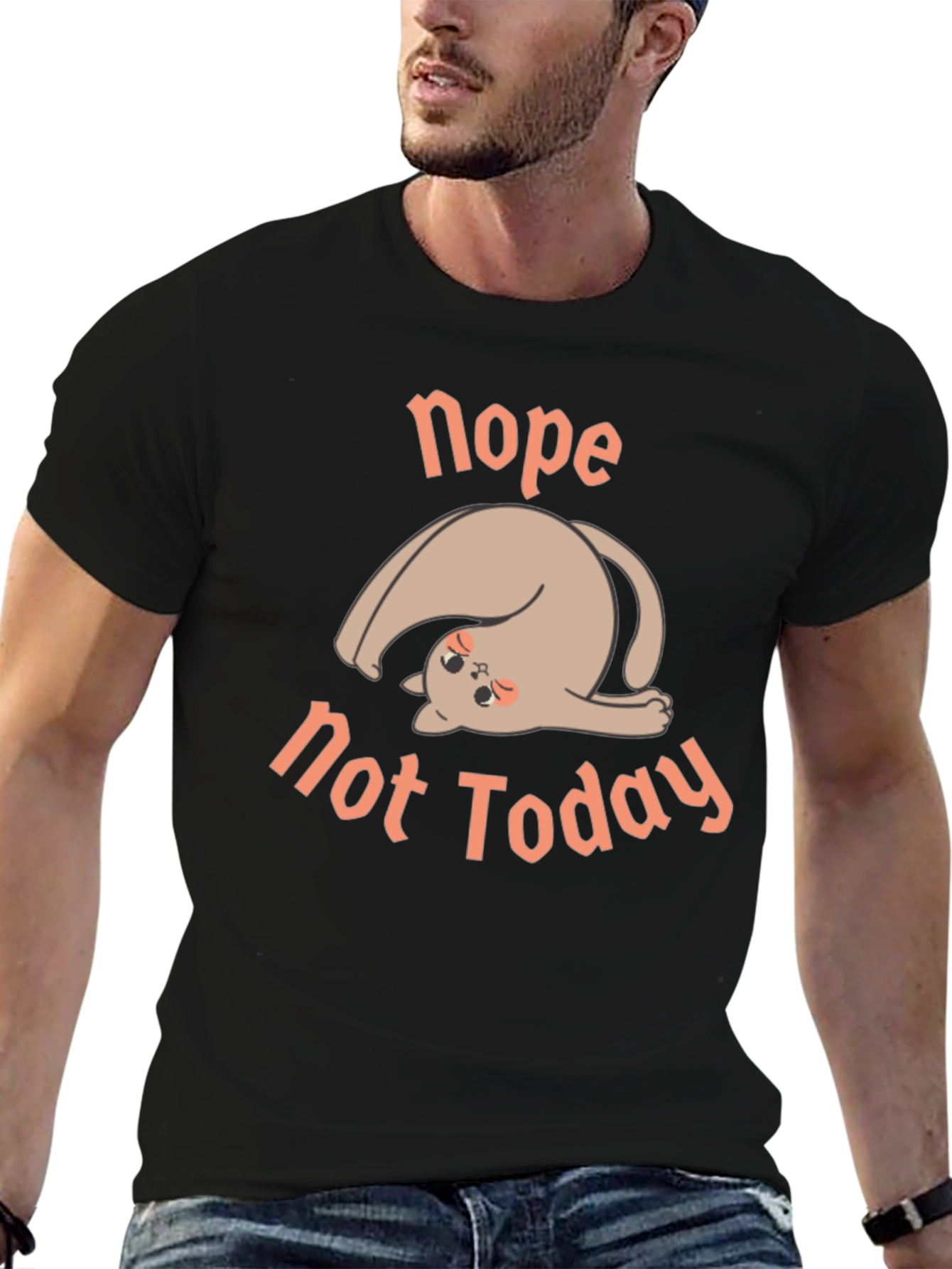 Nope Not Today Graphic Tee - Relaxed Fit