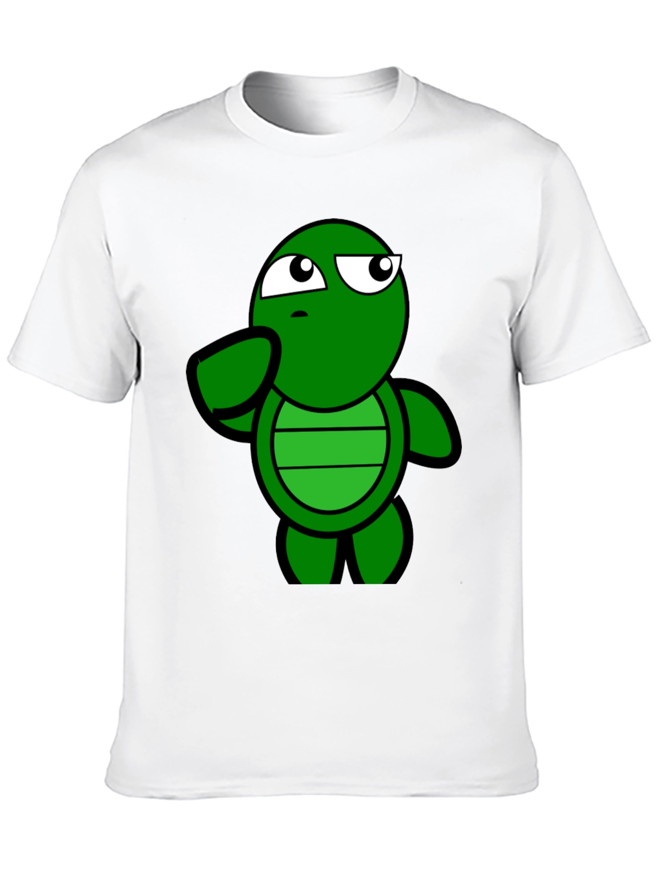 Funny Turtle Graphic Tee - Casual Black T-Shirt