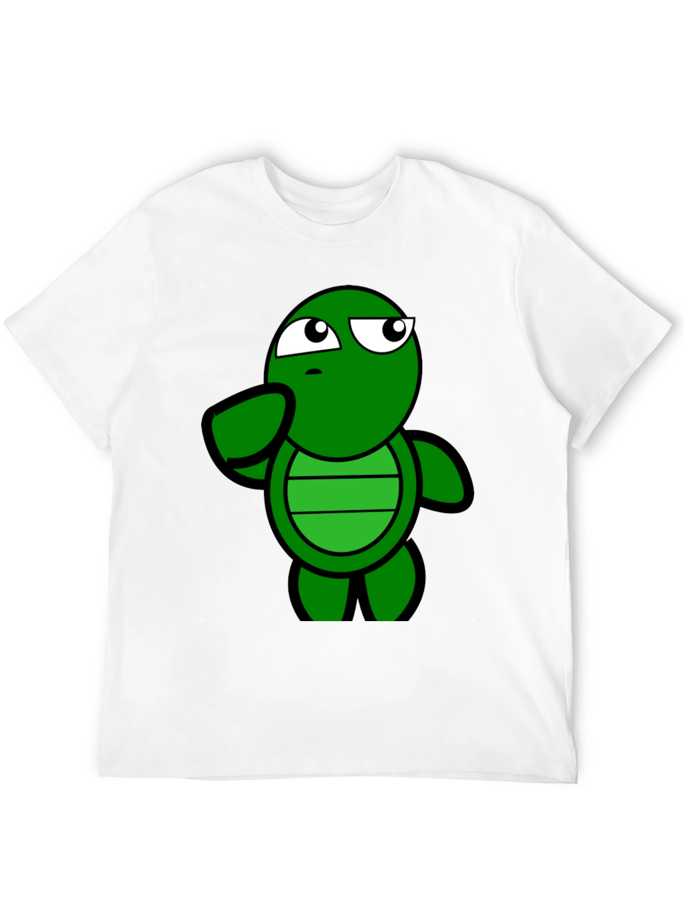 Funny Turtle Graphic Tee - Casual Black T-Shirt