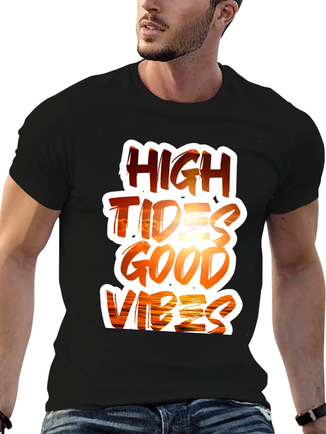 High Tides Good Vibes Graphic Tee