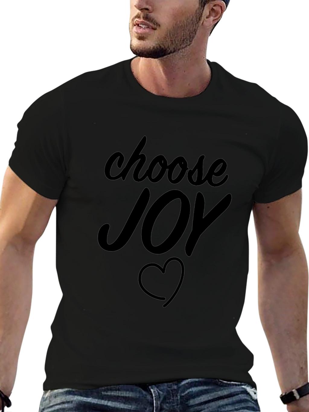 Choose Joy T-Shirt - Heart Graphic