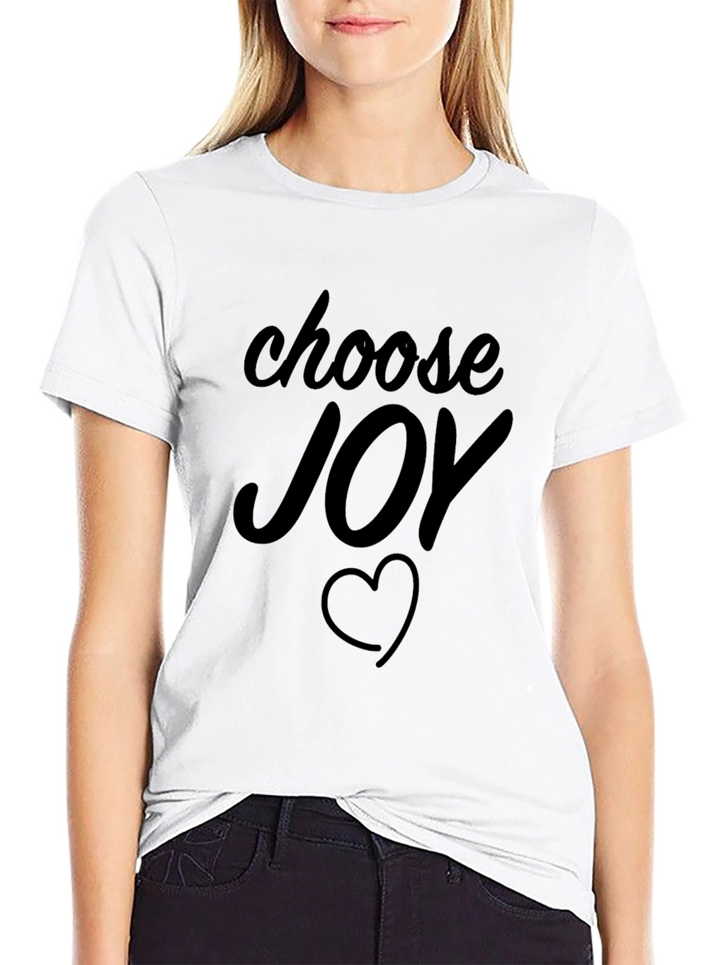 Choose Joy T-Shirt - Heart Graphic