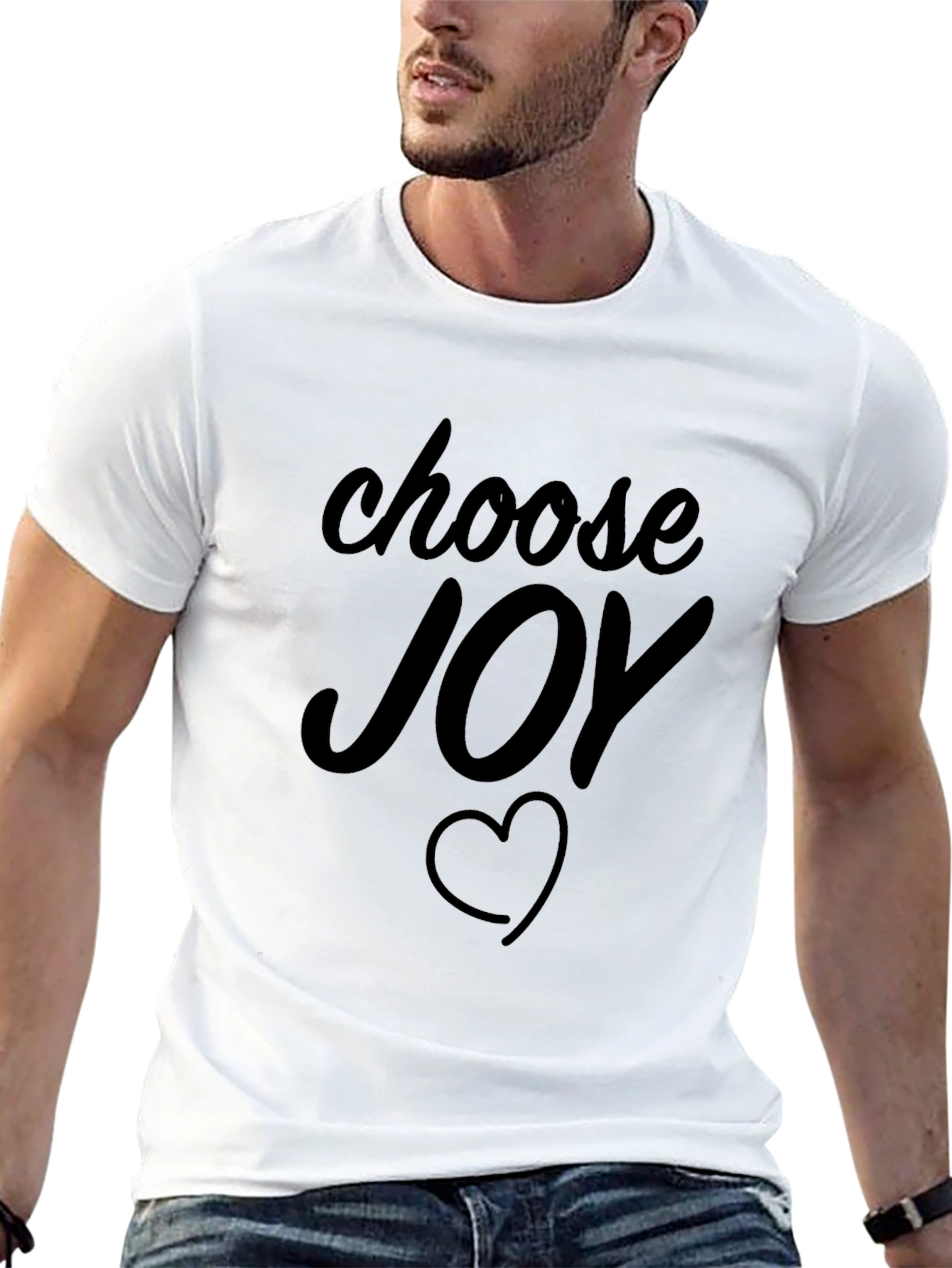 Choose Joy T-Shirt - Heart Graphic