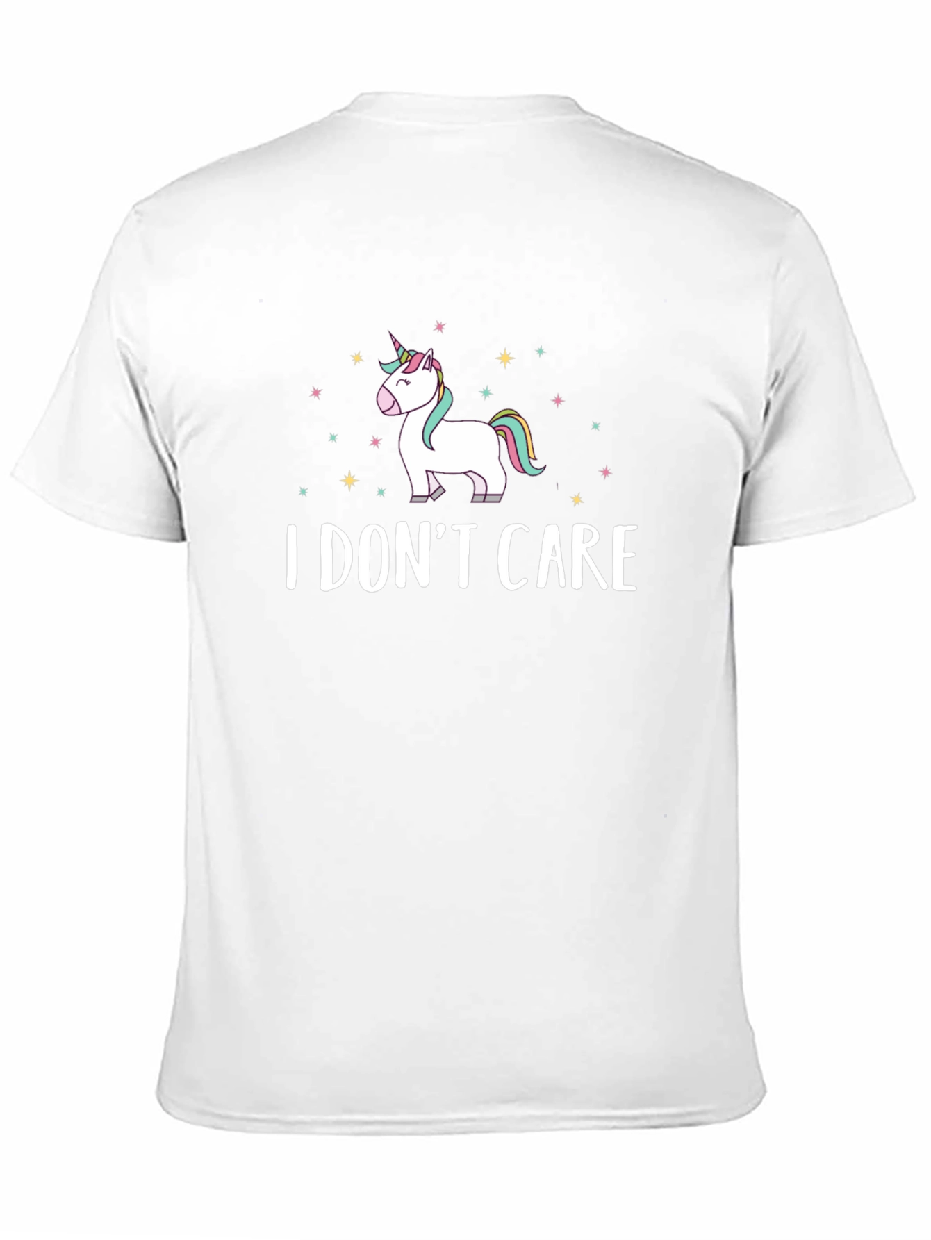I Dont Care Unicorn Graphic T-Shirt