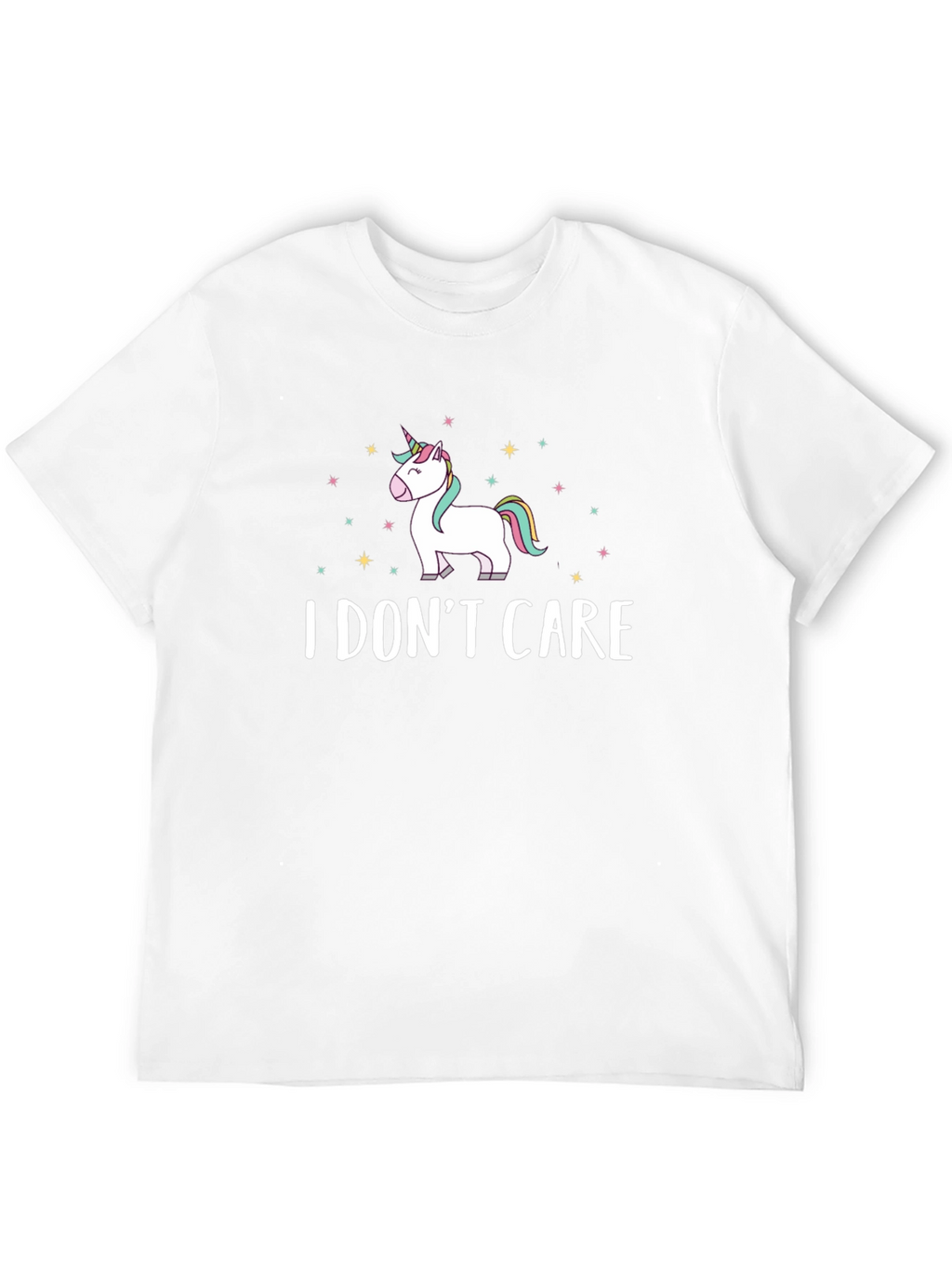 I Dont Care Unicorn Graphic T-Shirt
