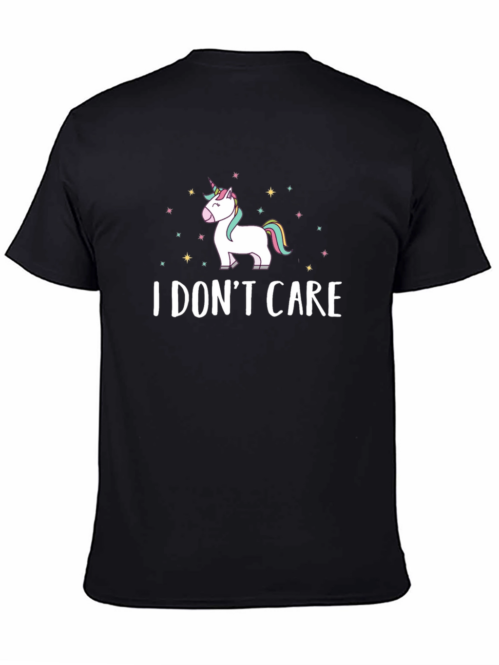 I Dont Care Unicorn Graphic T-Shirt