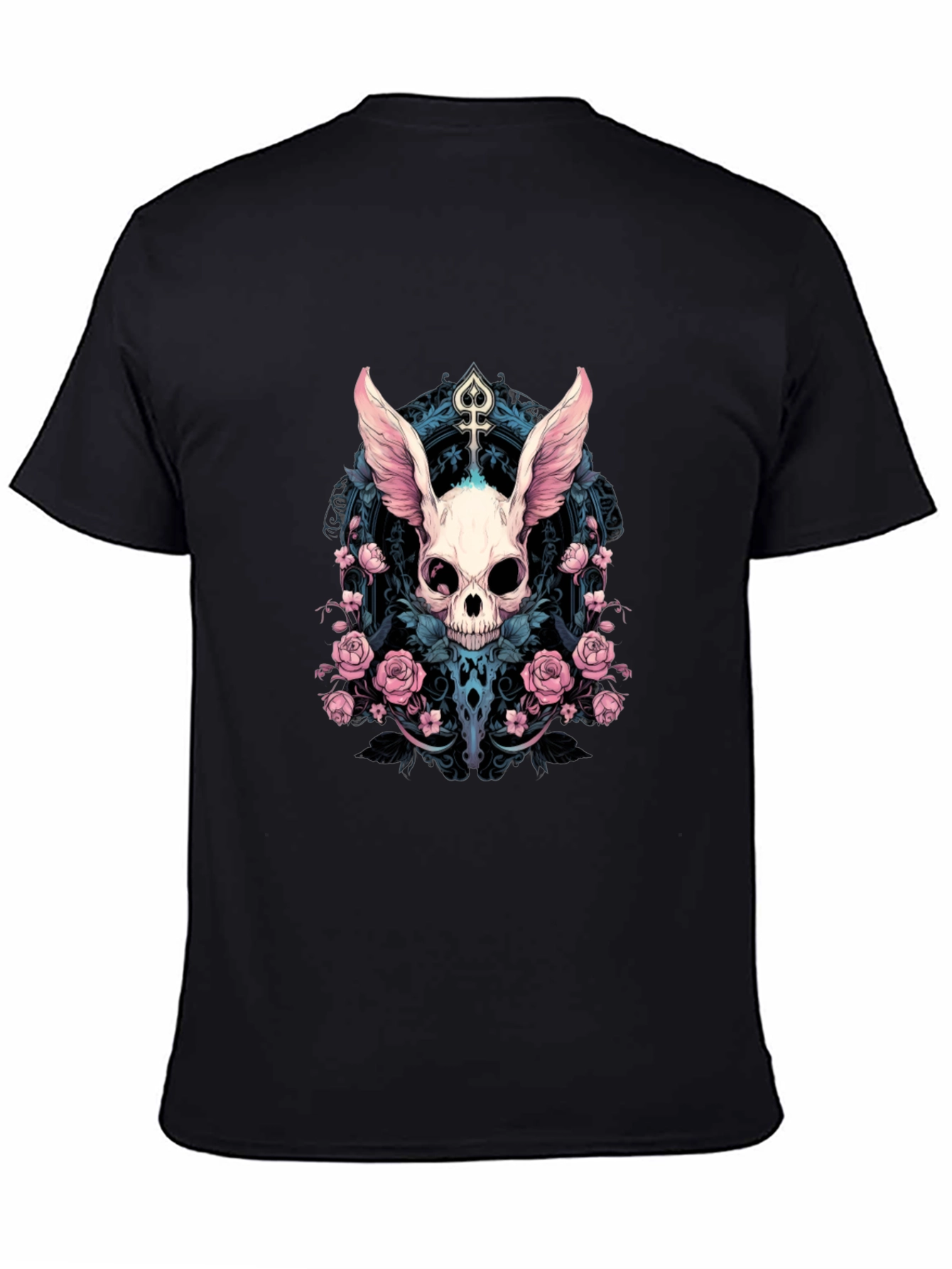 Skull Bunny Rose T-Shirt