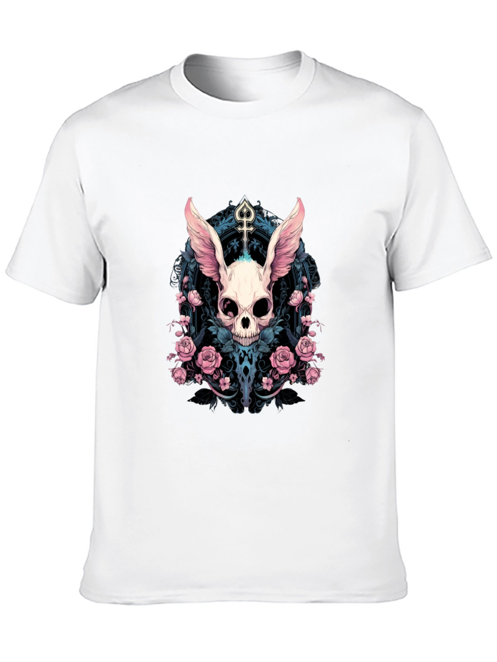 Skull Bunny Rose T-Shirt