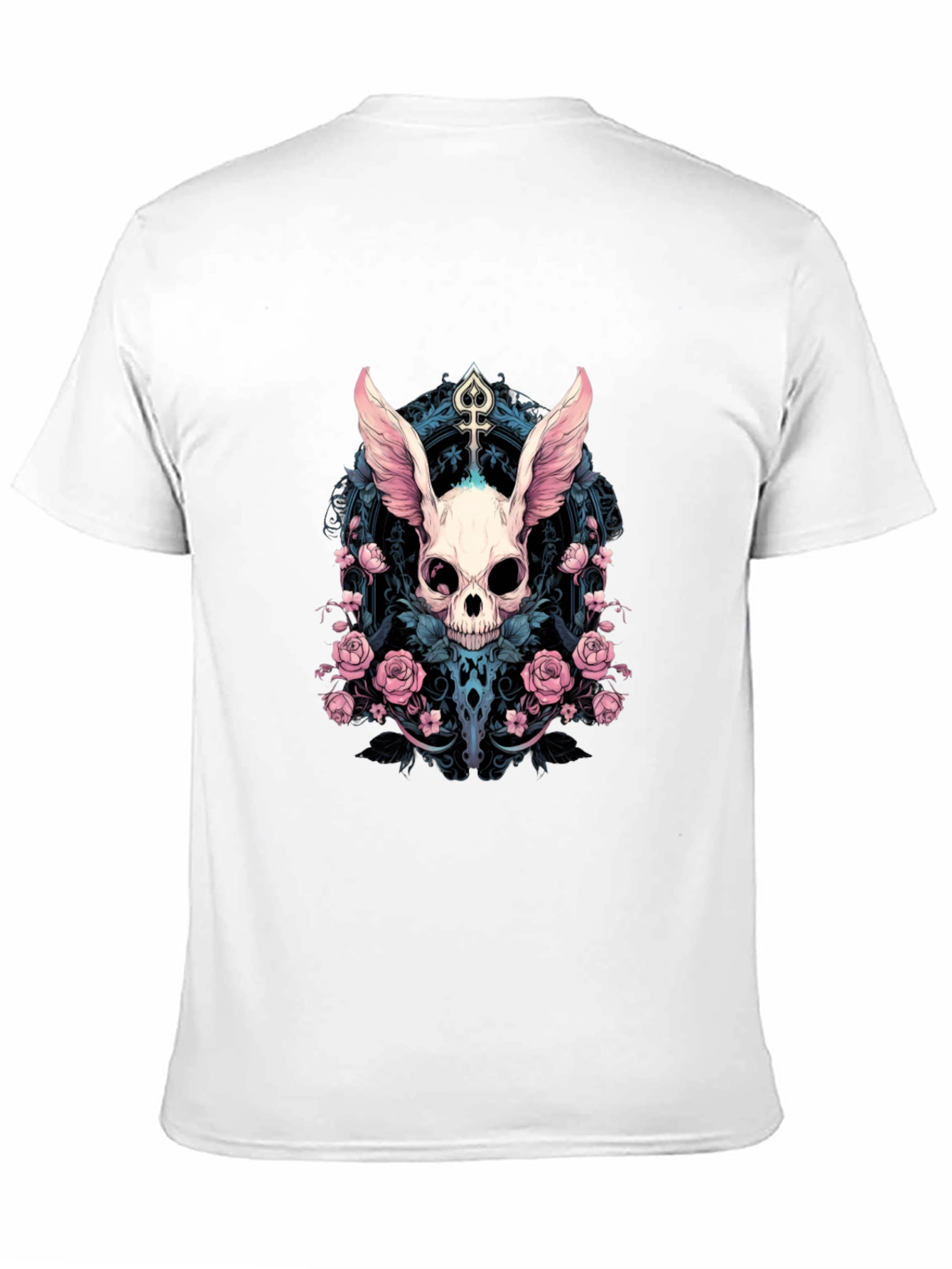 Skull Bunny Rose T-Shirt