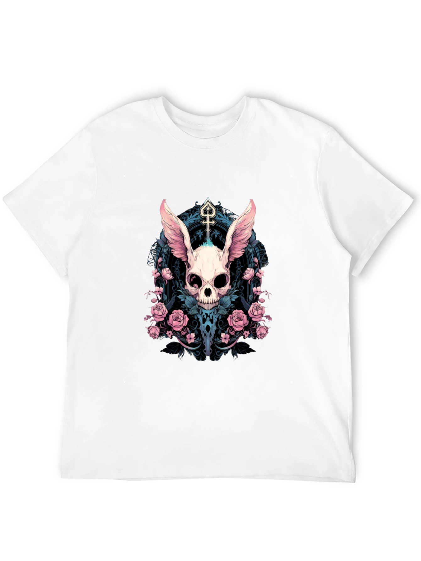 Skull Bunny Rose T-Shirt