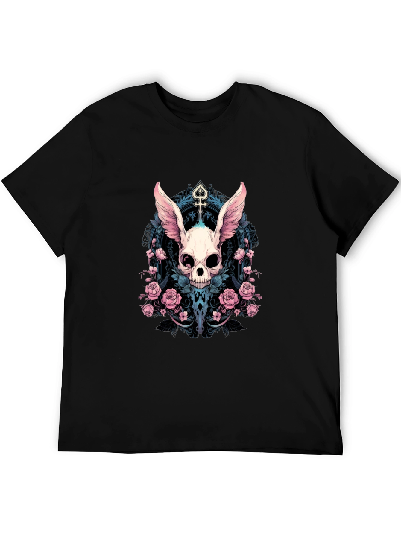 Skull Bunny Rose T-Shirt