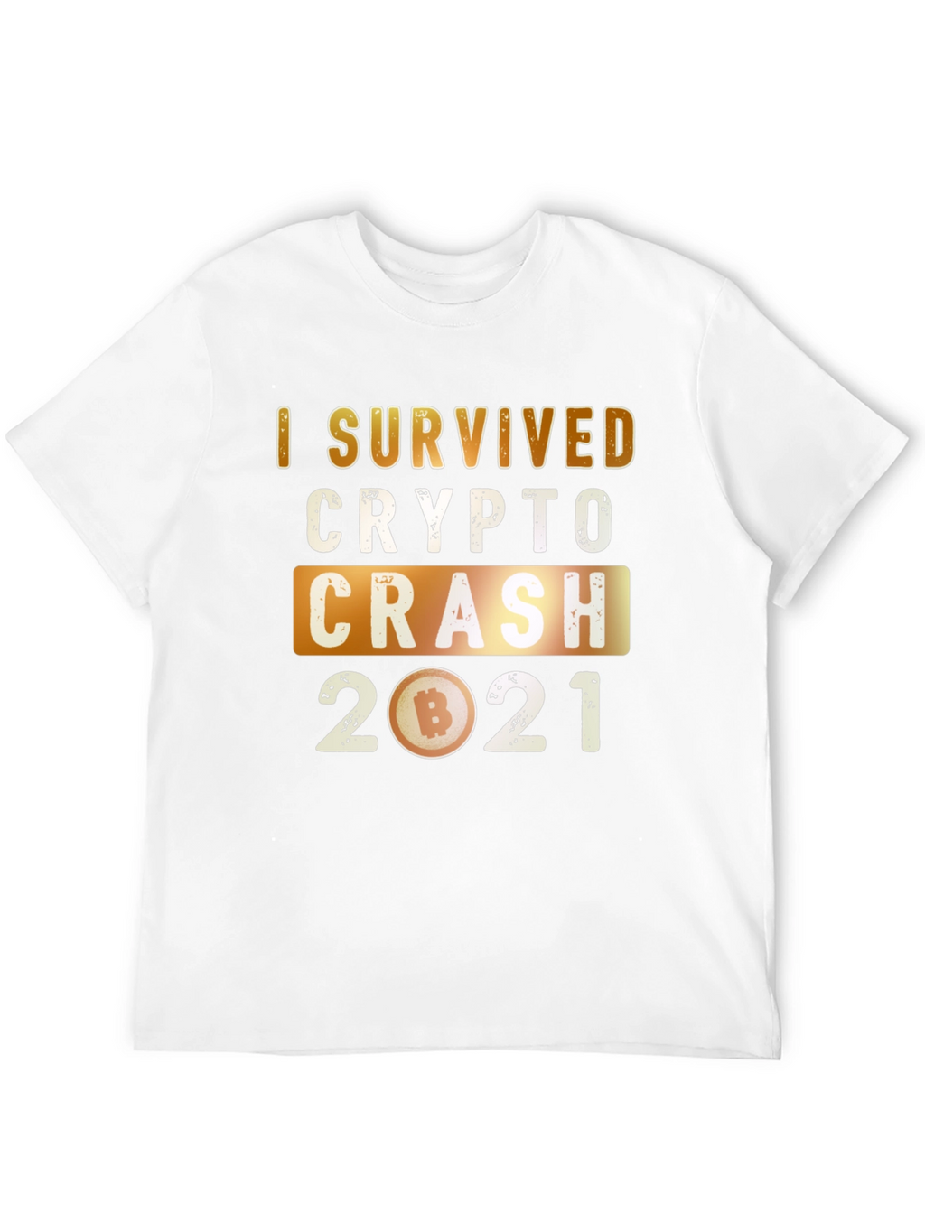 Crypto Crash 2021 Survivor Graphic T-Shirt