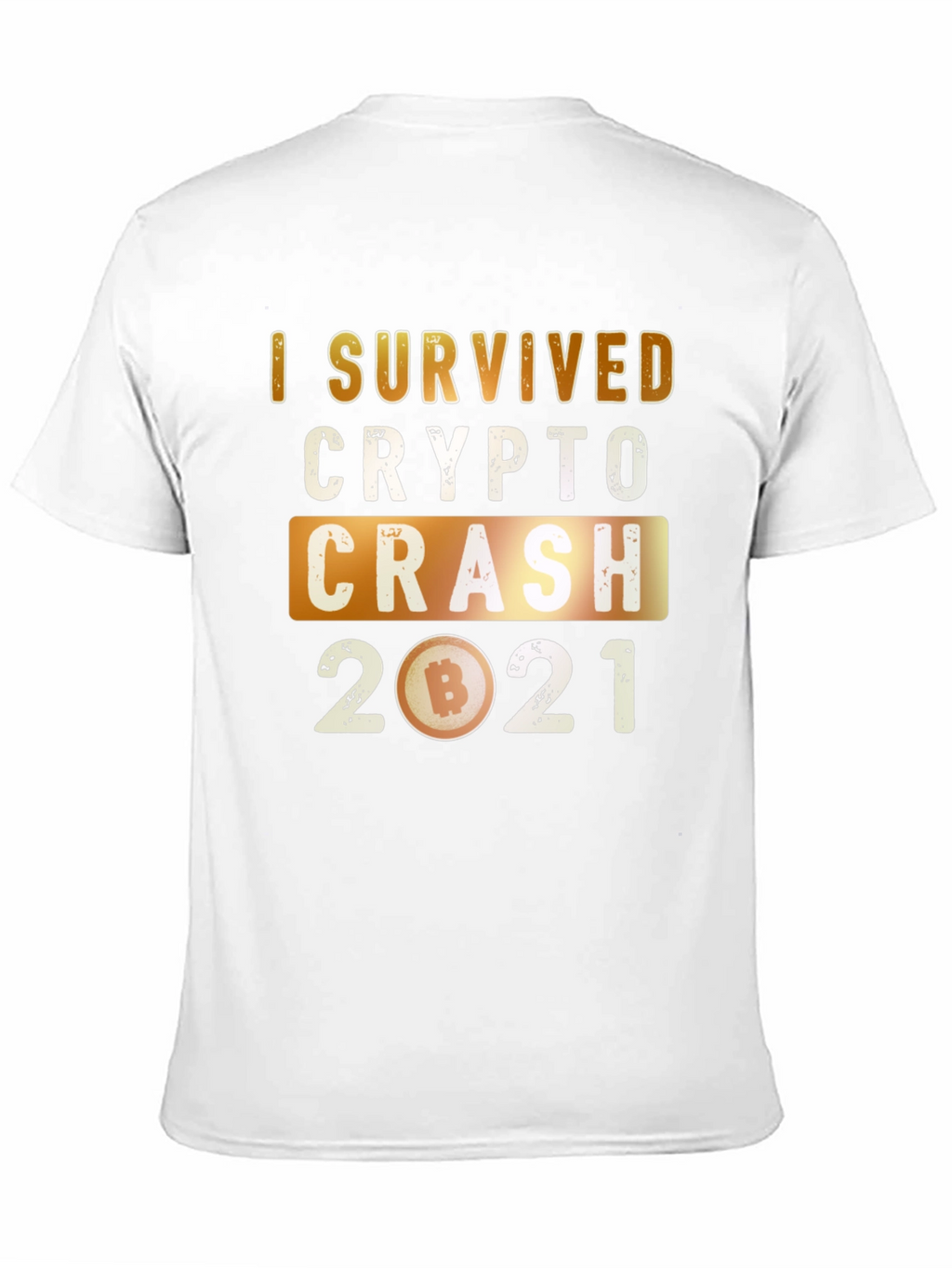 Crypto Crash 2021 Survivor Graphic T-Shirt