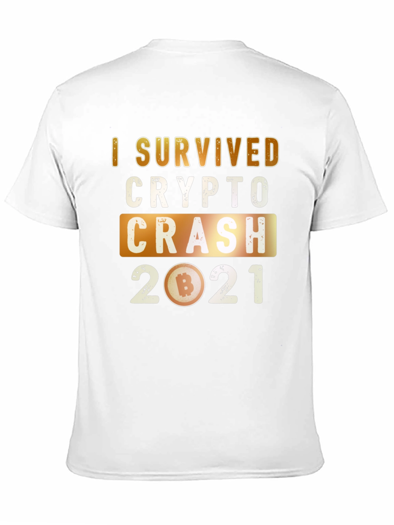Crypto Crash 2021 Survivor Graphic T-Shirt