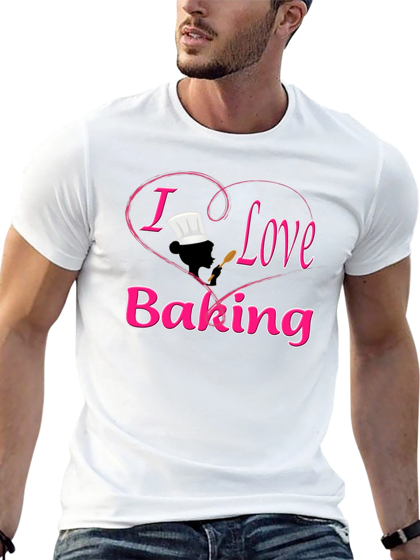 I Love Baking Graphic Tee - Unisex Soft Cotton T-Shirt