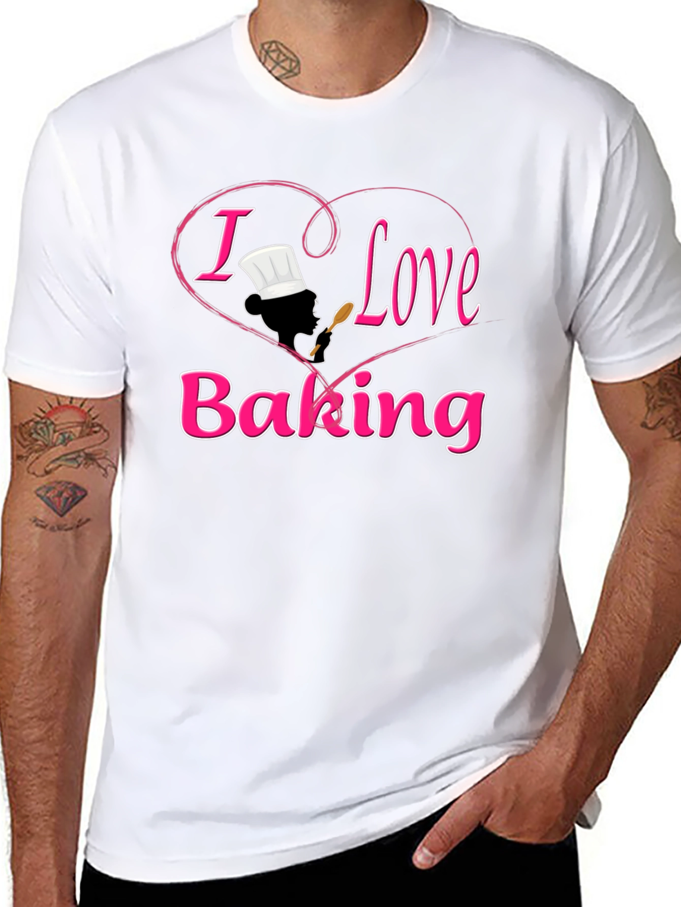 I Love Baking Graphic Tee - Unisex Soft Cotton T-Shirt