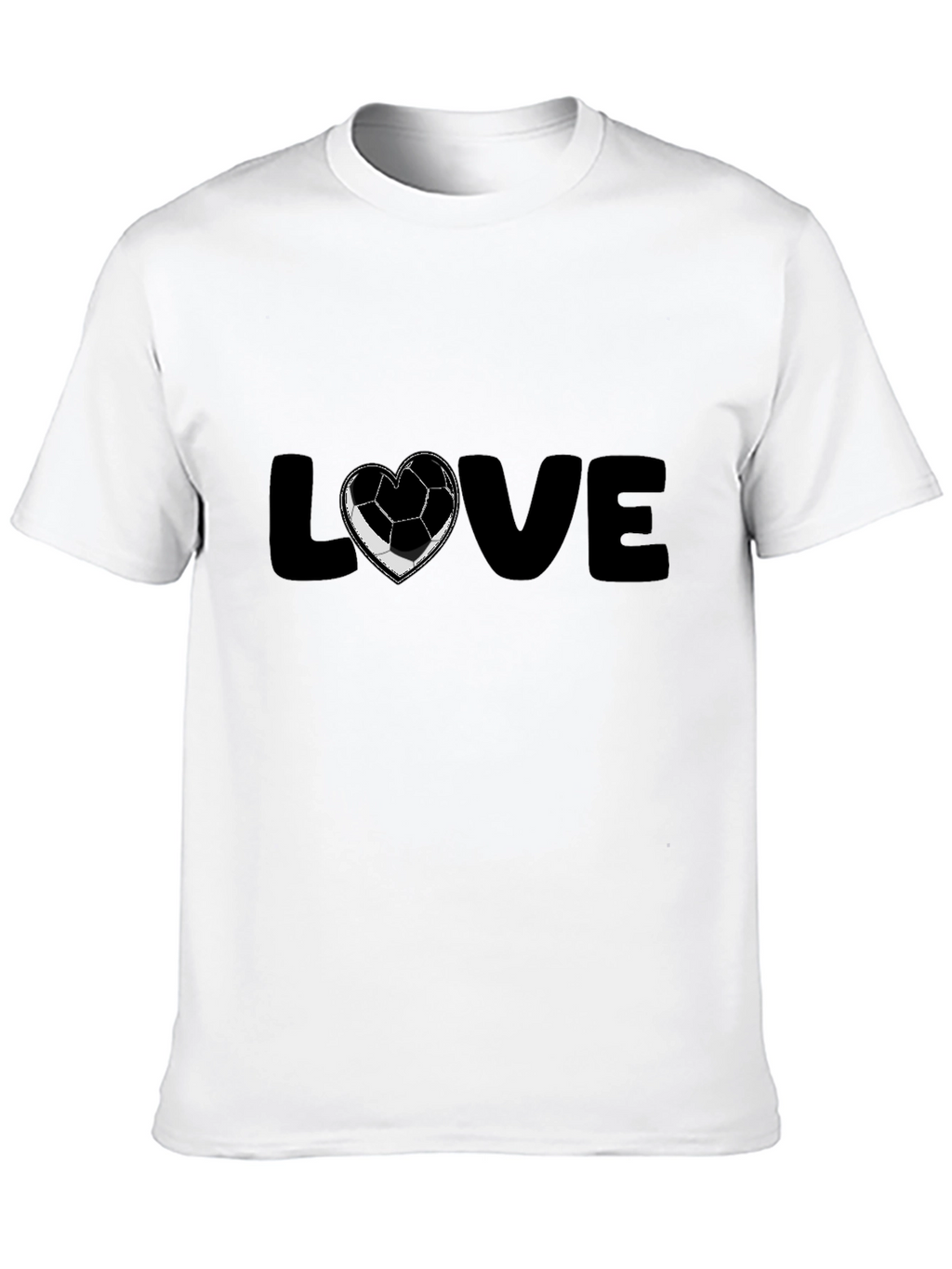Soccer Love Black T-Shirt
